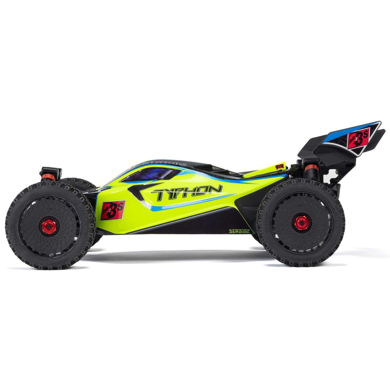 Arrma ARA4306V4T2 - 1/8 Typhon 4X4 223S BLX Buggy RTR With DSC - Yellow