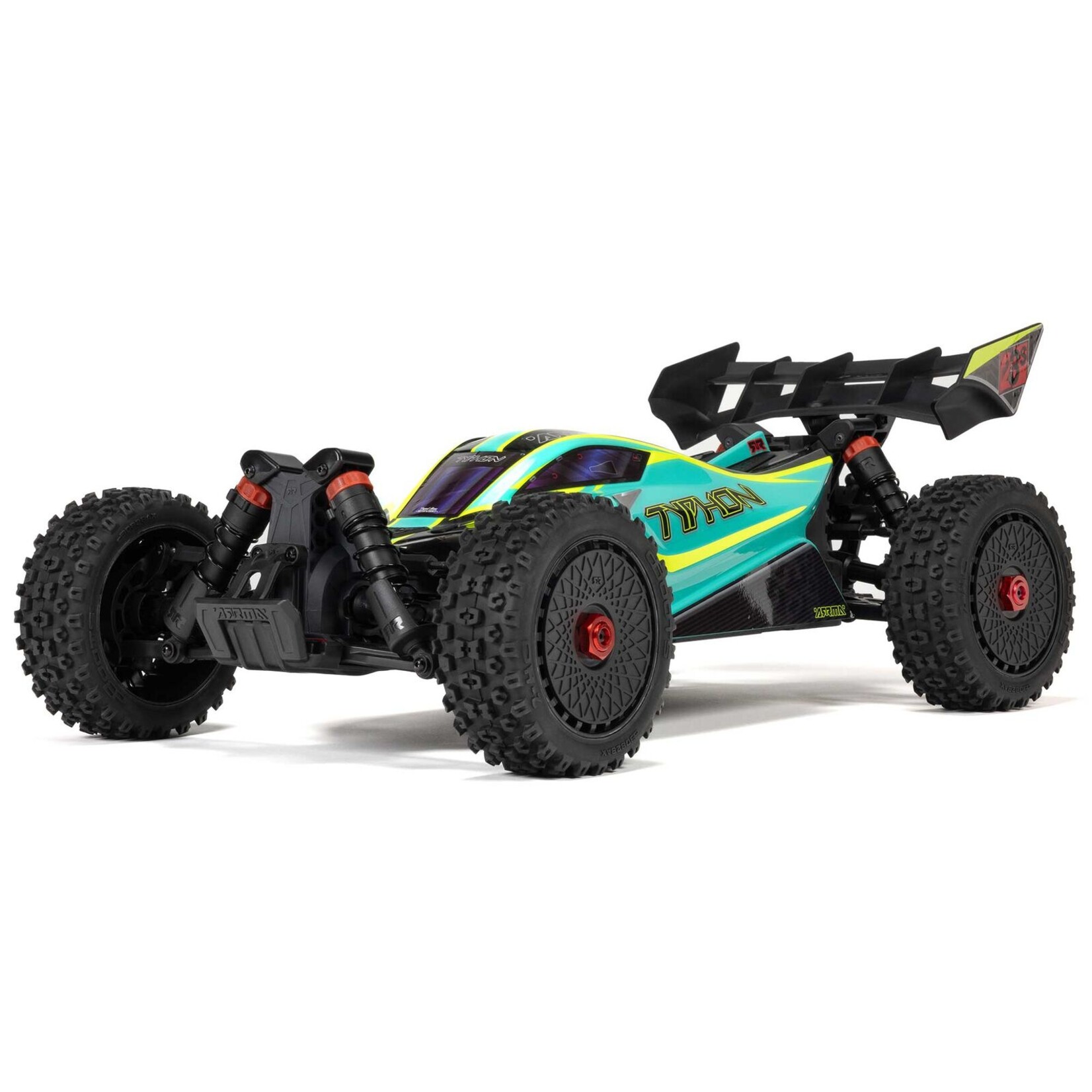 Arrma ARA4306V4T1  - 1/8 Typhon 4X4 223S BLX Buggy RTR With DSC - Green