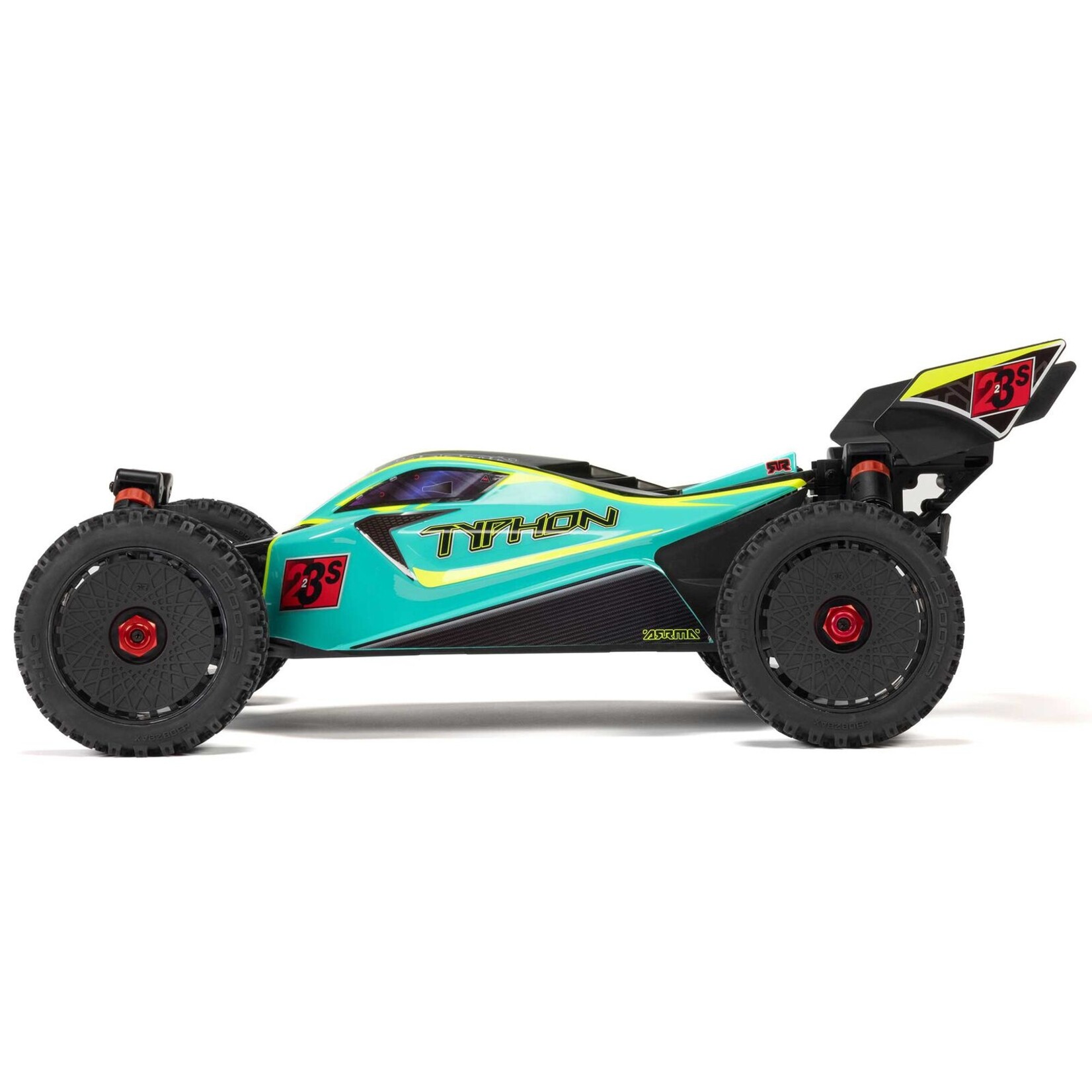 Arrma ARA4306V4T1  - 1/8 Typhon 4X4 223S BLX Buggy RTR With DSC - Green