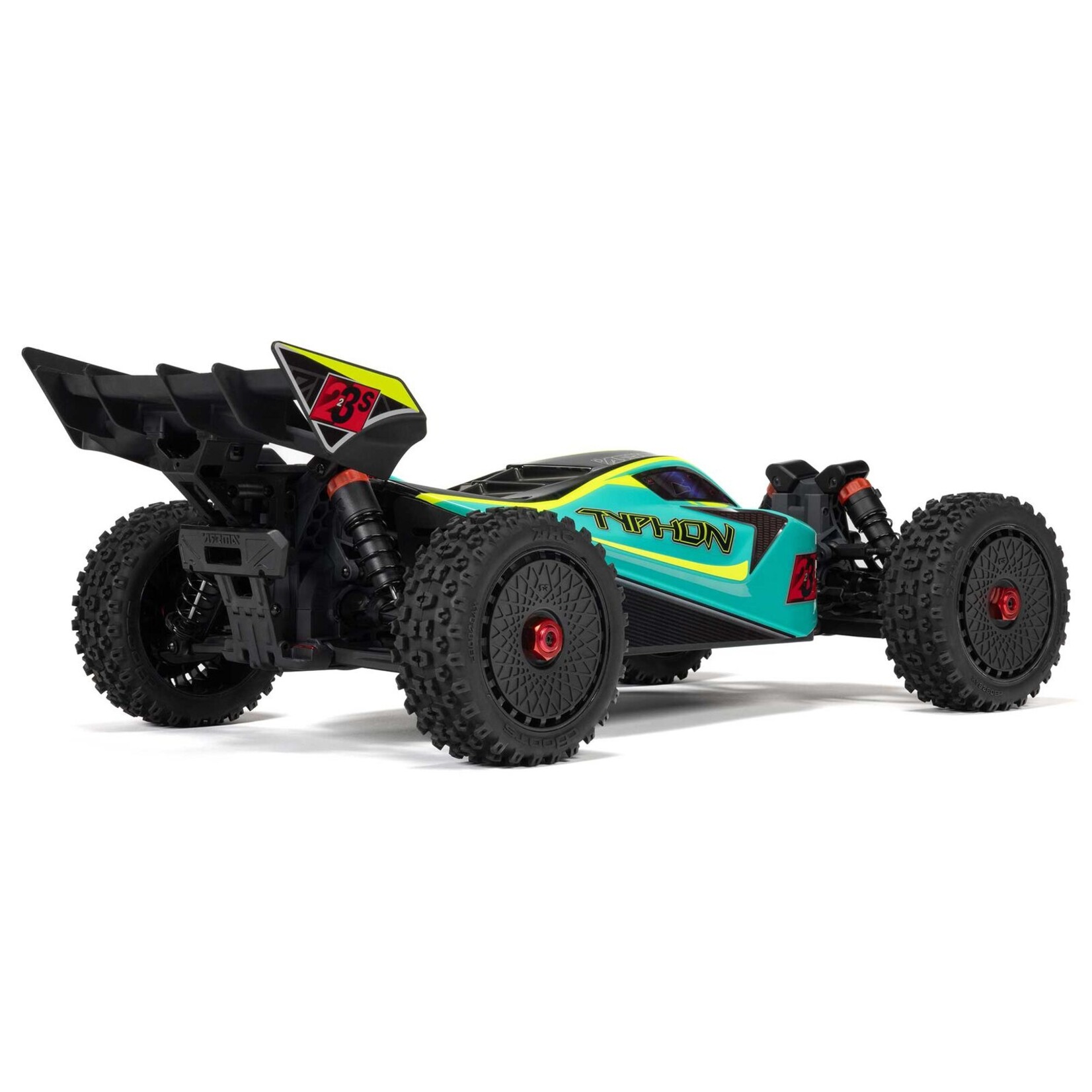 Arrma ARA4306V4T1  - 1/8 Typhon 4X4 223S BLX Buggy RTR With DSC - Green
