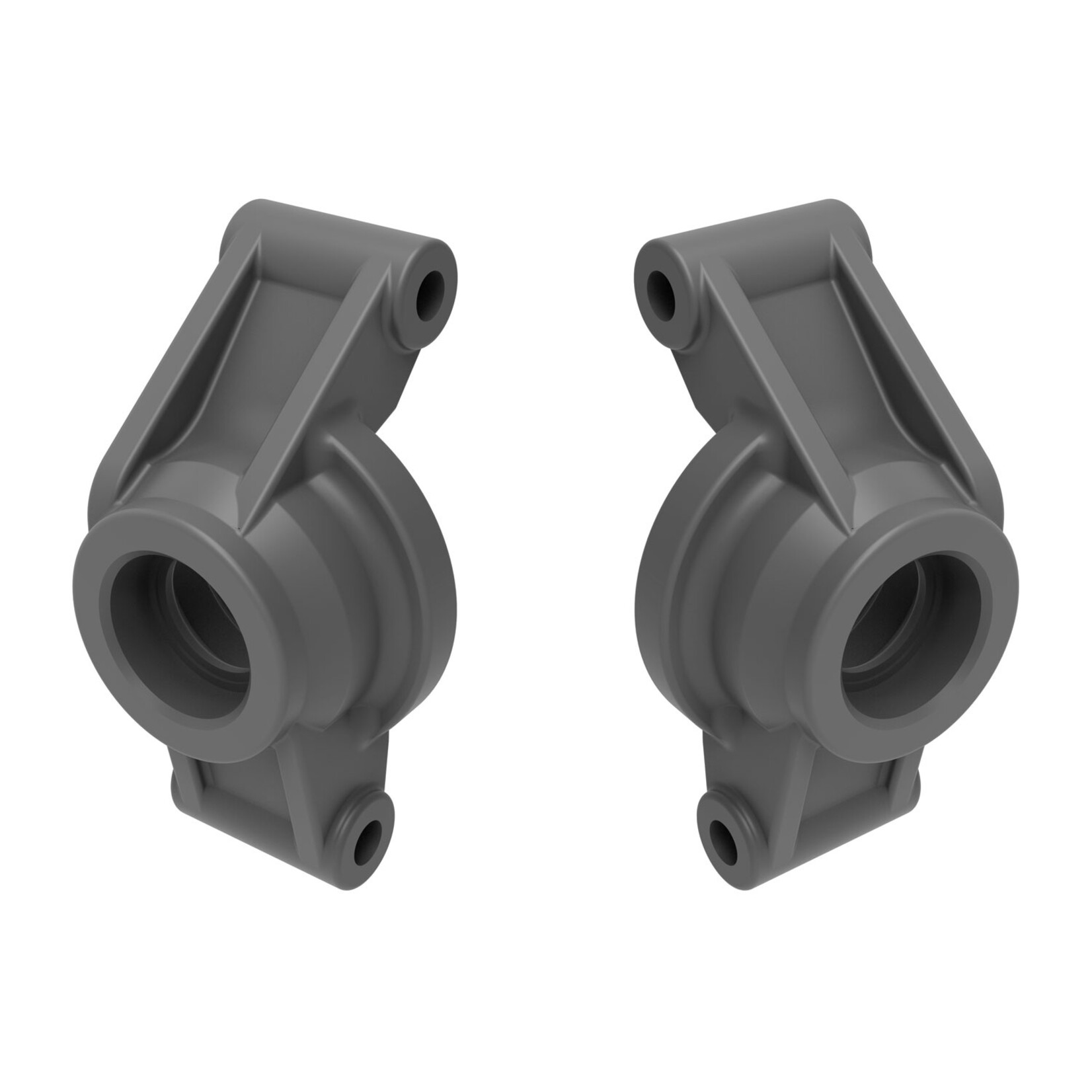Traxxas 10752-GRAY - Mini Maxx Stub Axle Carriers, Rear - Gray