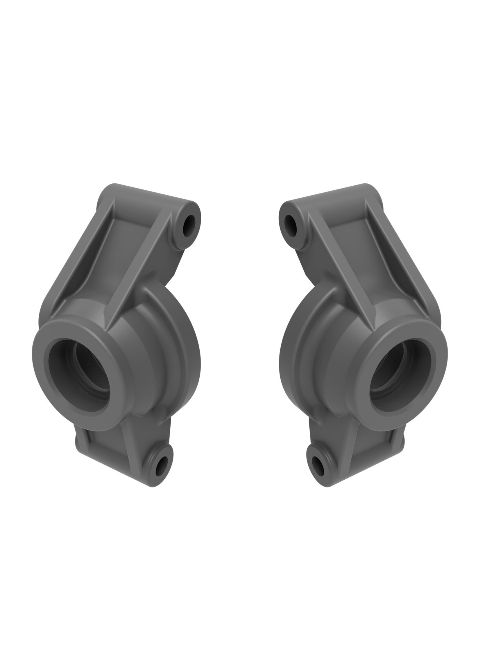 Traxxas 10752-GRAY - Mini Maxx Stub Axle Carriers, Rear - Gray