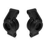 Traxxas 10752-BLK- Mini Maxx Stub Axle Carriers, Rear - Black