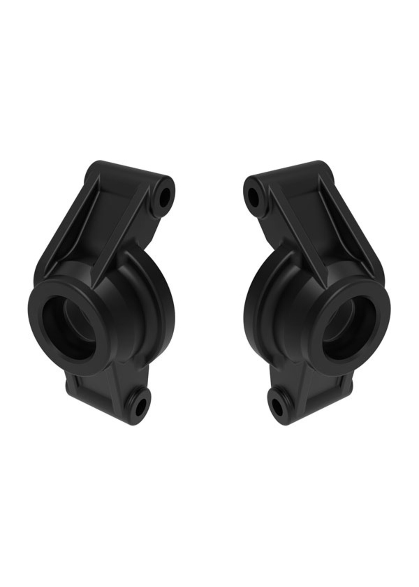 Traxxas 10752-BLK- Mini Maxx Stub Axle Carriers, Rear - Black