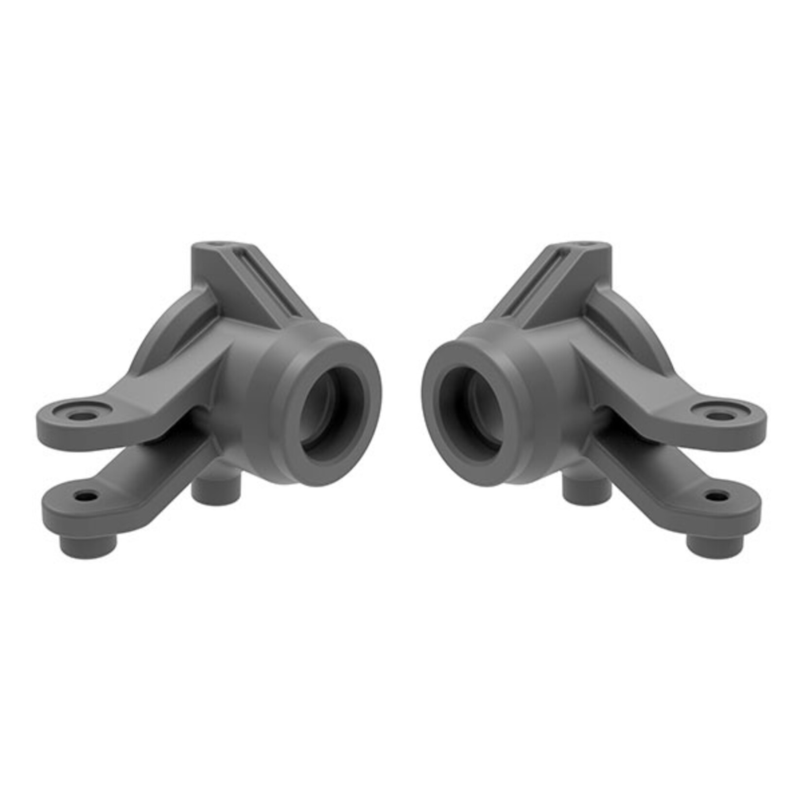 Traxxas 10736-GRAY - Mini Maxx Steering Blocks, Left & Right - Gray