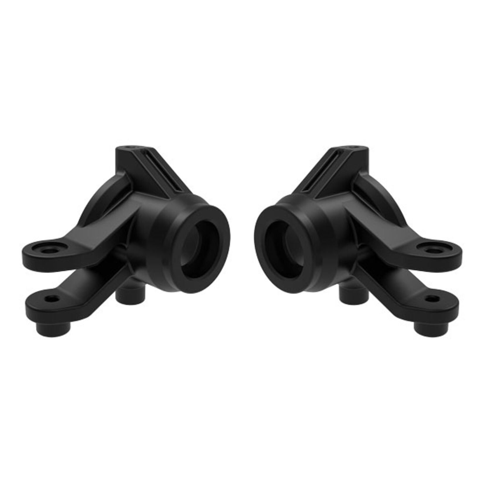 Traxxas 10736-BLK- Mini Maxx Steering Blocks, Left & Right - Black