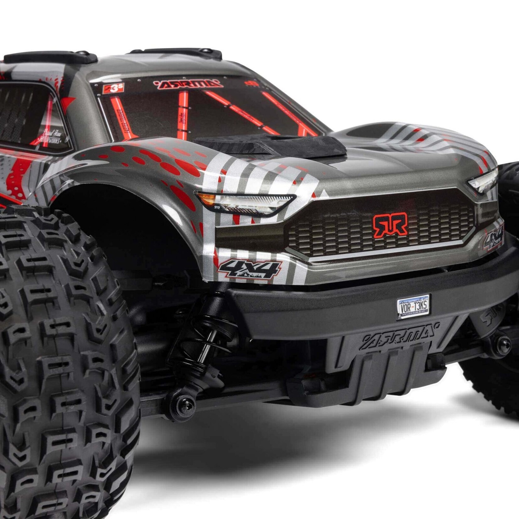 Arrma ARA4305V4T1 - 1/10 VORTEKS 223S DSC 4X4 RTR Brushless Stadium Truck - Red