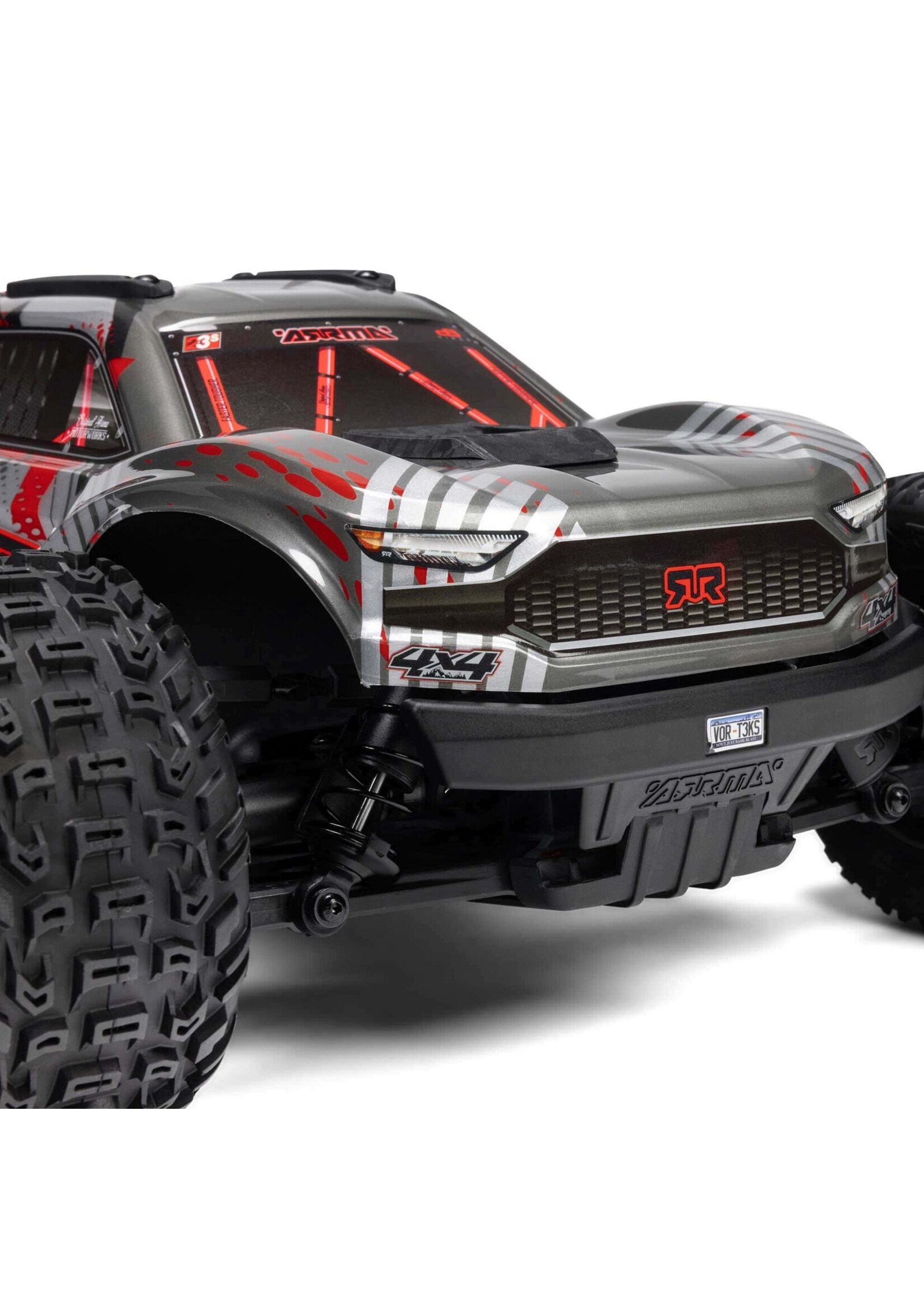 Arrma ARA4305V4T1 - 1/10 VORTEKS 223S DSC 4X4 RTR Brushless Stadium Truck - Red