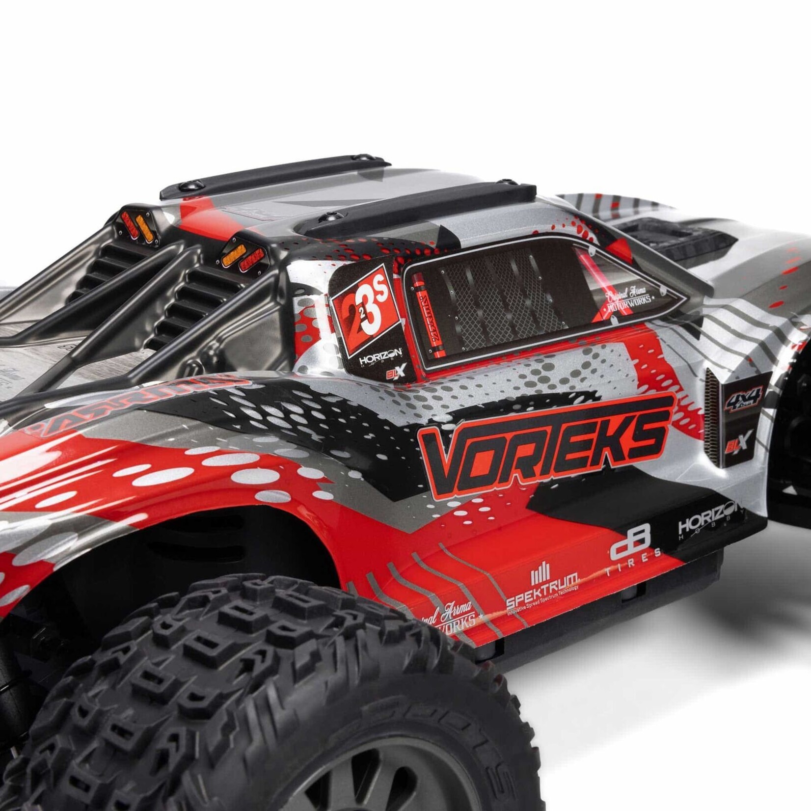 Arrma ARA4305V4T1 - 1/10 VORTEKS 223S DSC 4X4 RTR Brushless Stadium Truck - Red