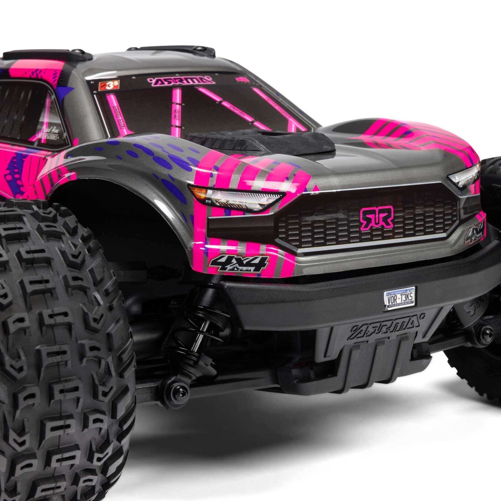 Arrma ARA4305V4T3 - 1/10 VORTEKS 223S DSC 4X4 RTR Brushless Stadium Truck - Purple