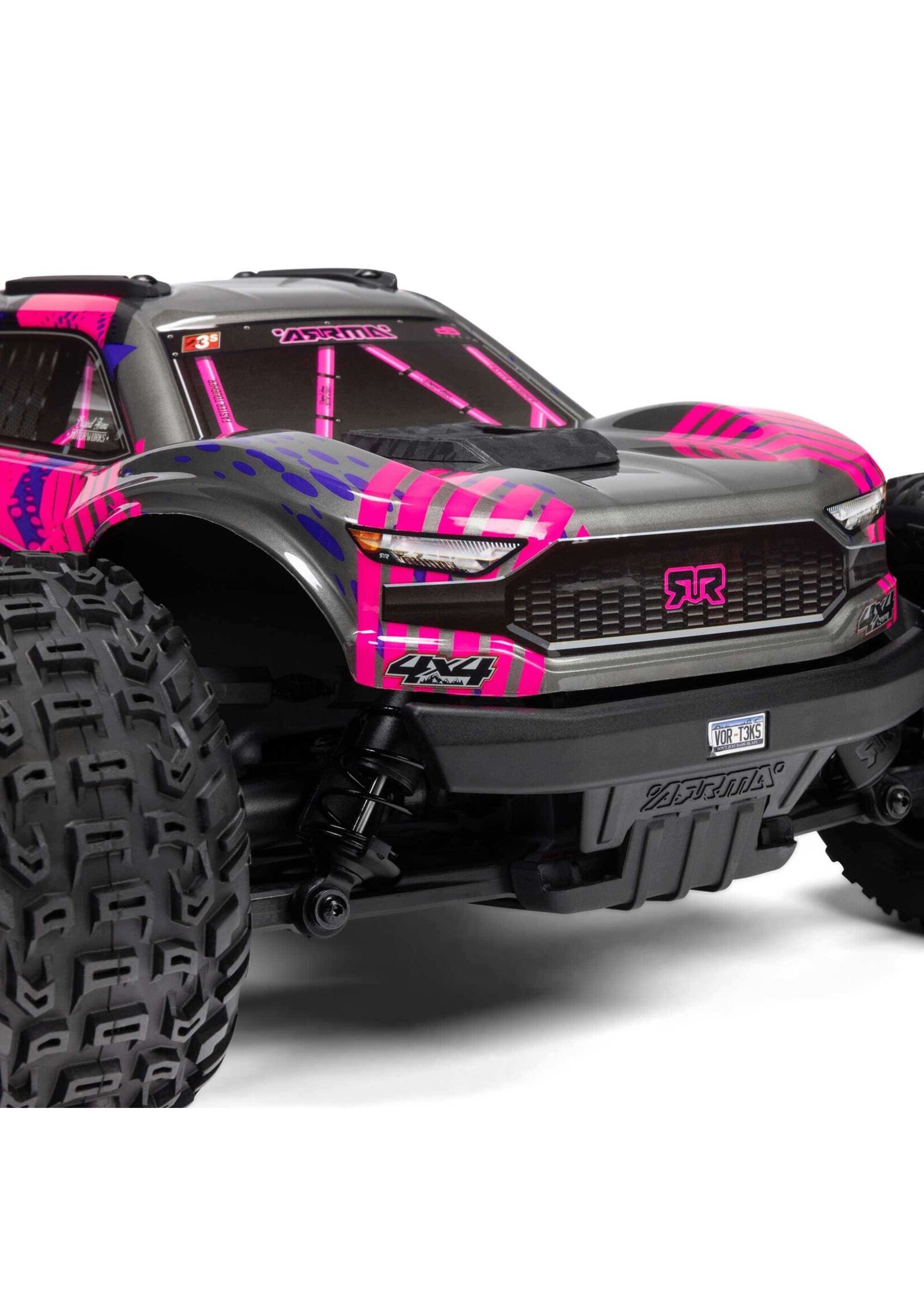 Arrma ARA4305V4T3 - 1/10 VORTEKS 223S DSC 4X4 RTR Brushless Stadium Truck - Purple