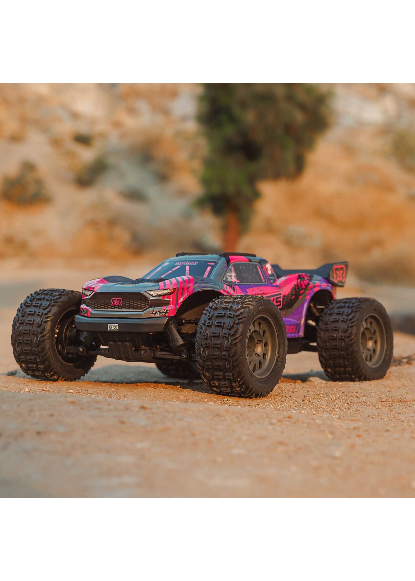 Arrma ARA4305V4T3 - 1/10 VORTEKS 223S DSC 4X4 RTR Brushless Stadium Truck - Purple