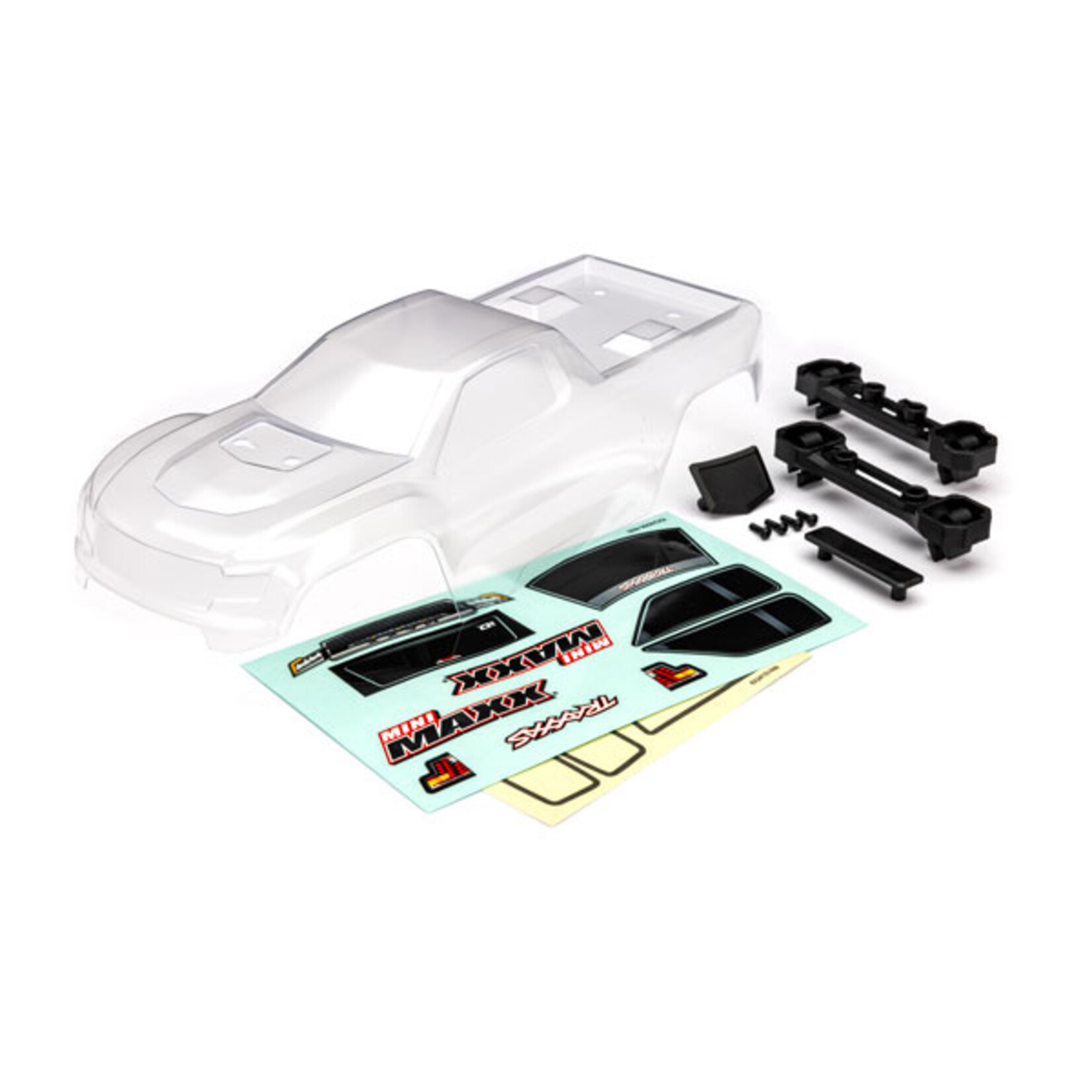 Traxxas 10711 - Mini Maxx Body With Decals - Clear