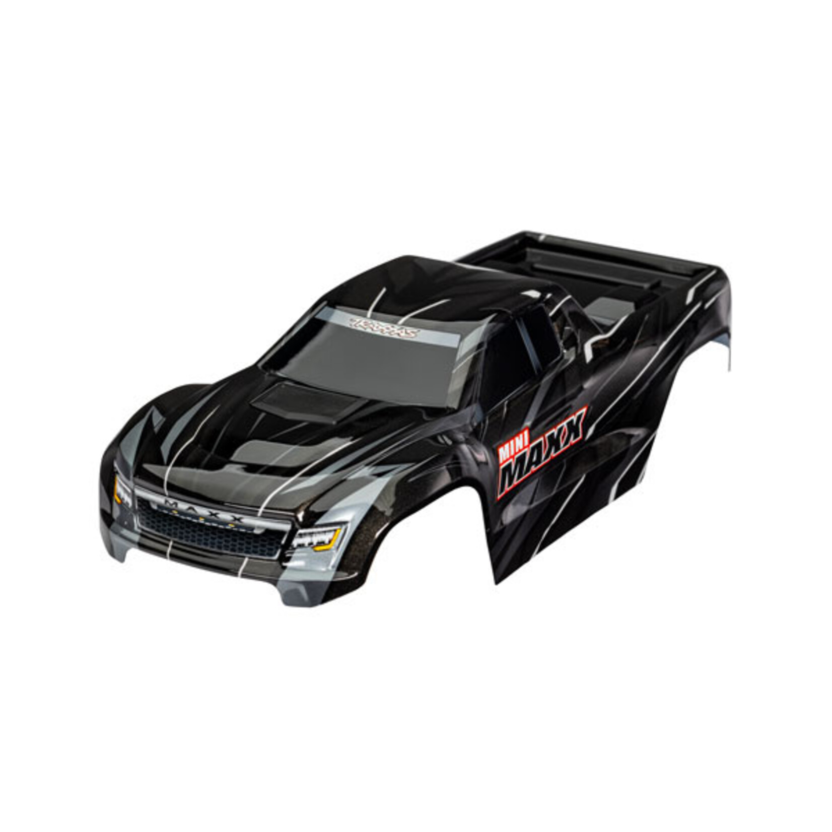 Traxxas 10711-BLK - Mini Maxx Body With Decals - Black