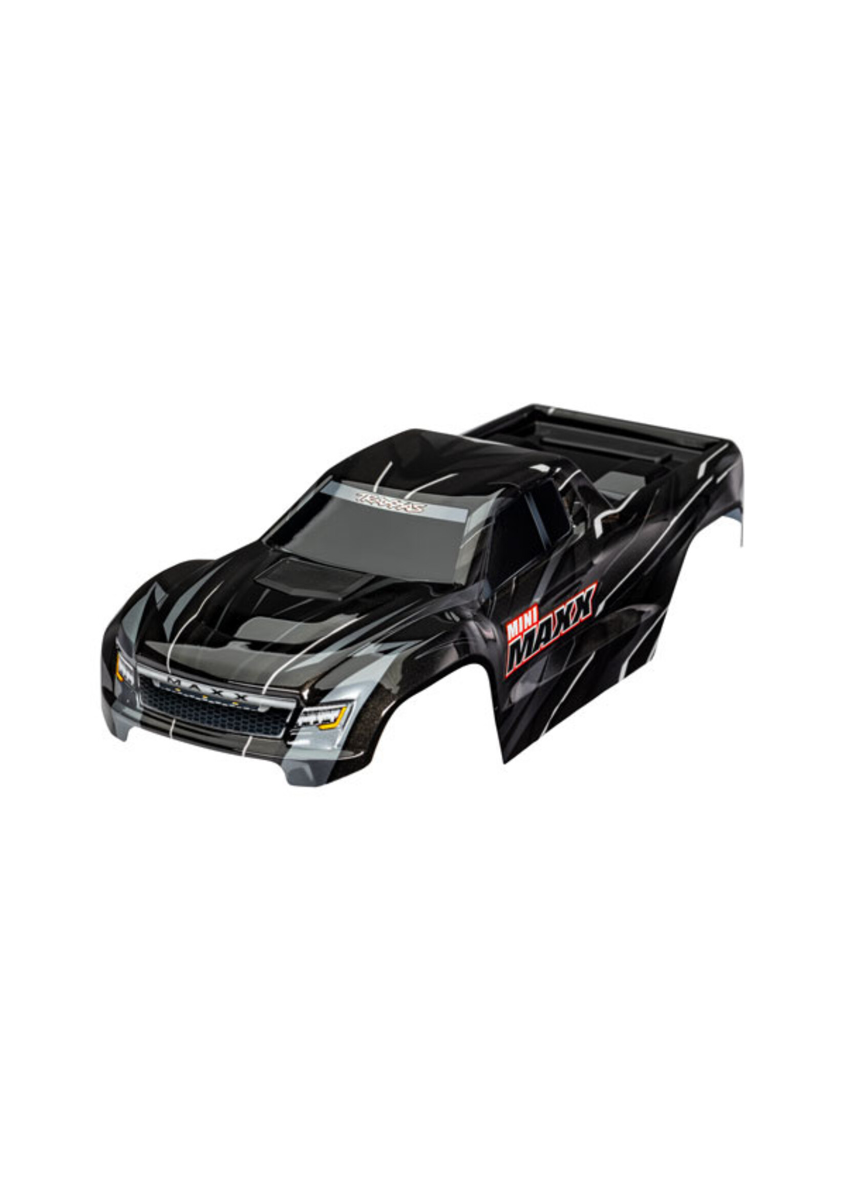 Traxxas 10711-BLK - Mini Maxx Body With Decals - Black