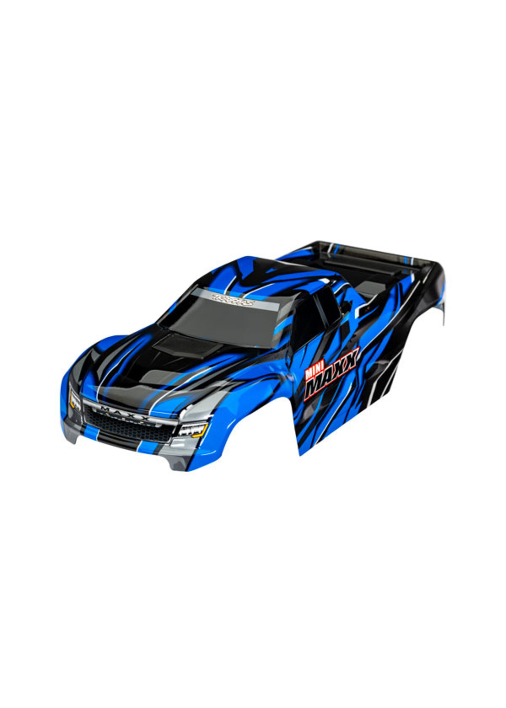 Traxxas 10711-BLUE - Mini Maxx Body With Decals - Blue
