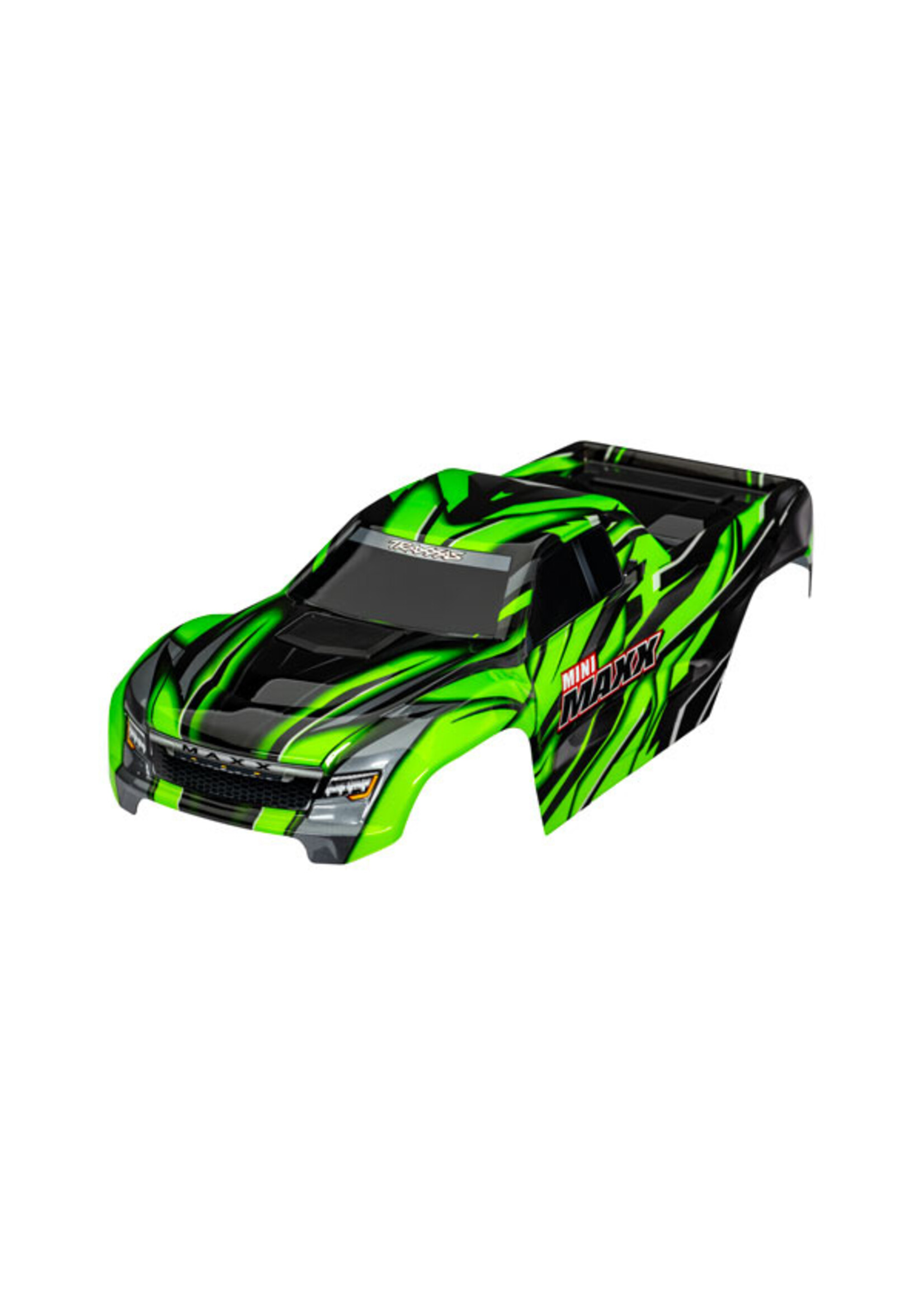 Traxxas 10711-GRN - Mini Maxx Body With Decals - Green