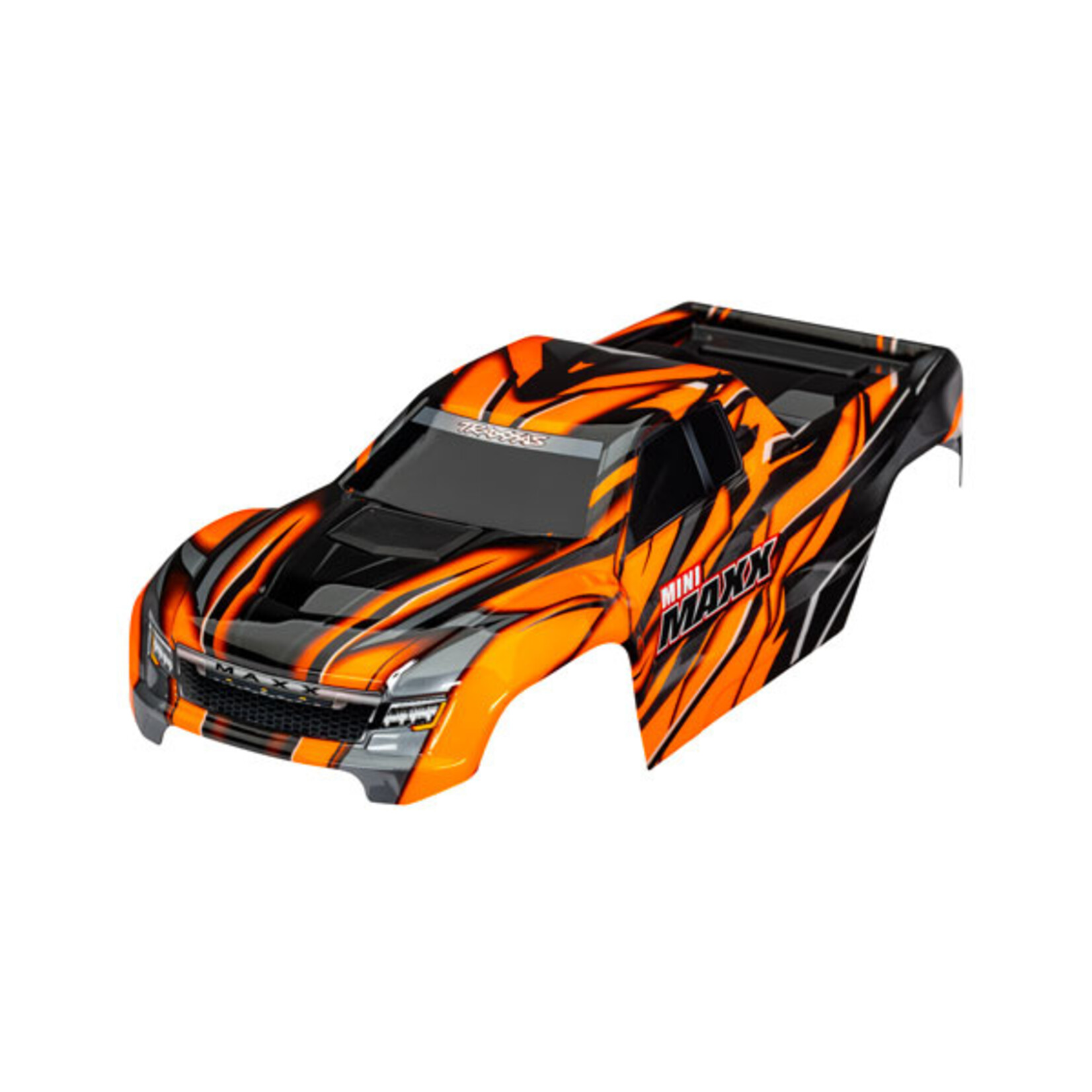 Traxxas 10711- ORNG - Mini Maxx Body With Decals - Orange