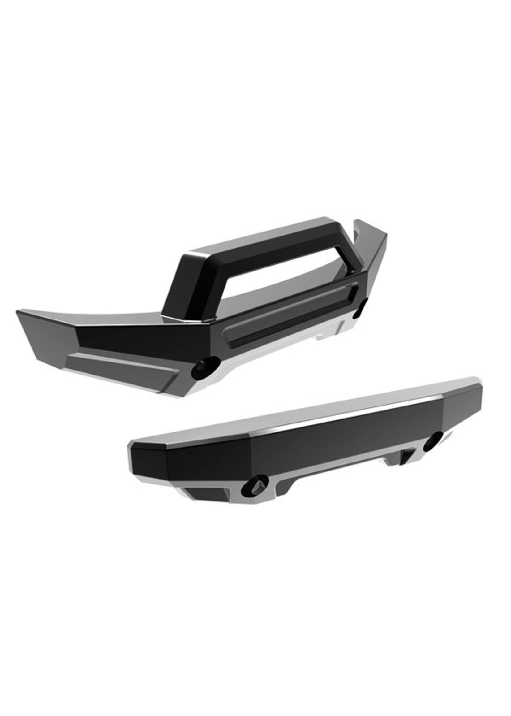 Traxxas 10735-BLKCR - Mini Maxx Bumper, Front & Rear - Black Chrome