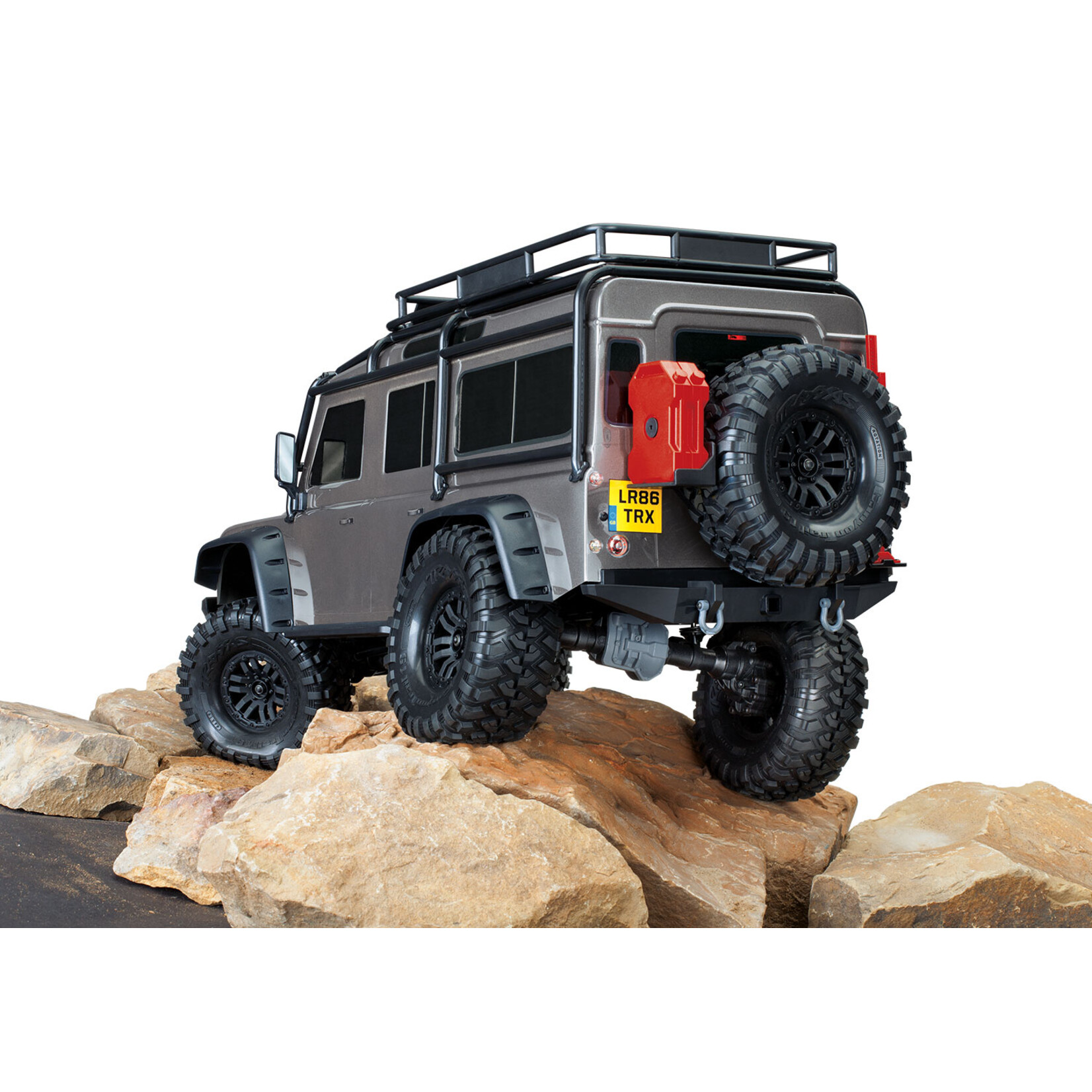 Traxxas 8220564SLVR - TRX-4 Defender, Clipless - Silver