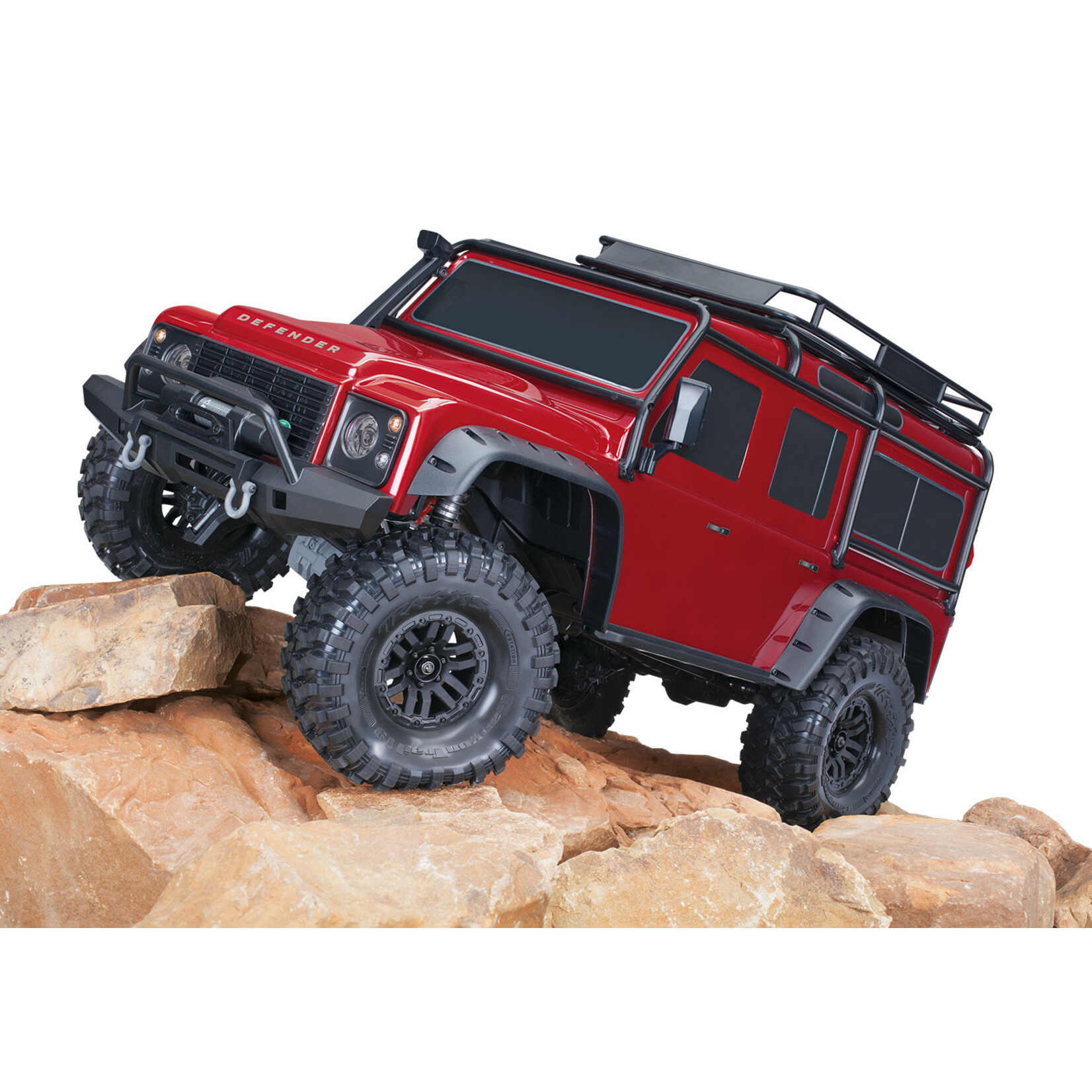 Traxxas Traxxas 8220564RED - TRX-4 Defender, Clipless - Red