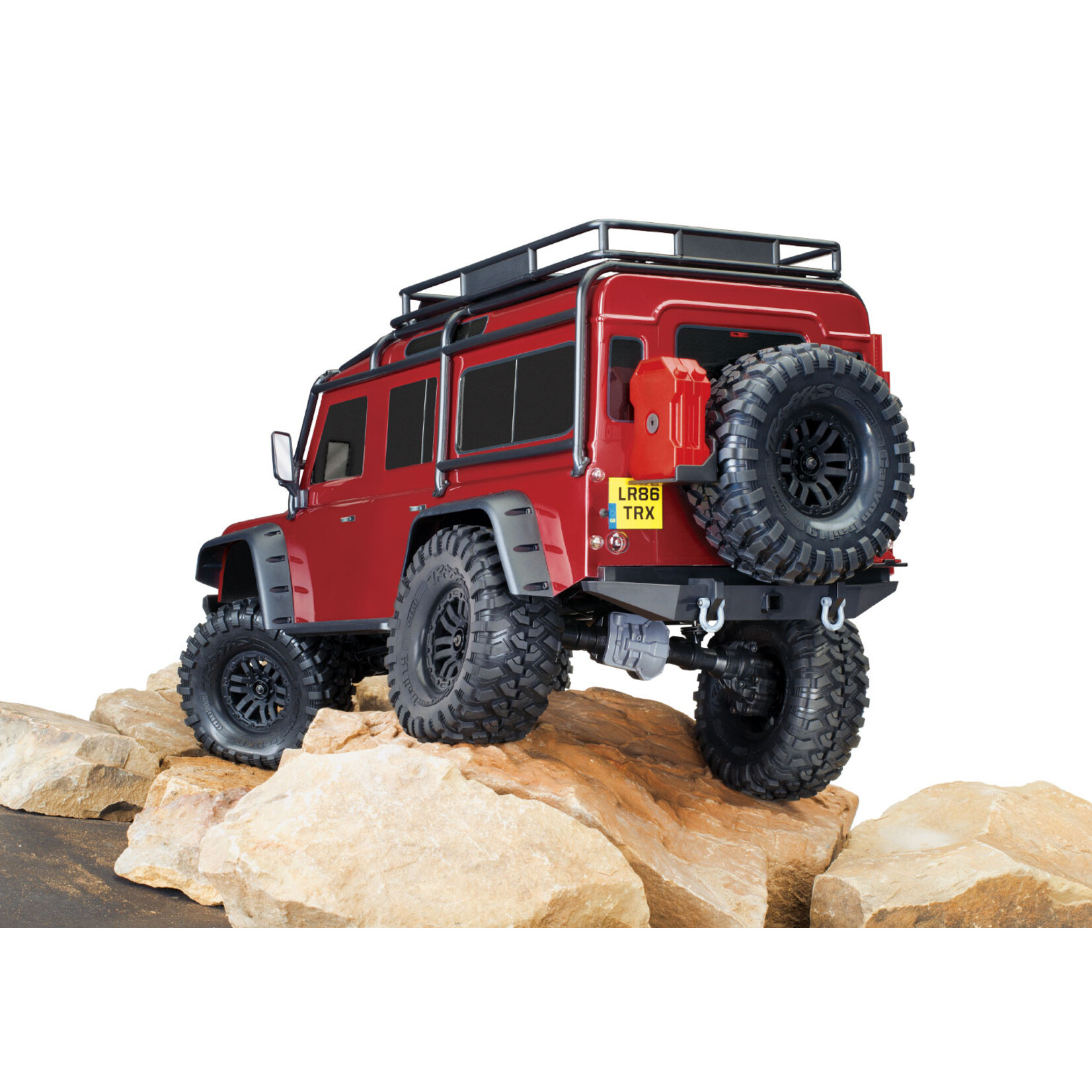 Traxxas Traxxas 8220564RED - TRX-4 Defender, Clipless - Red