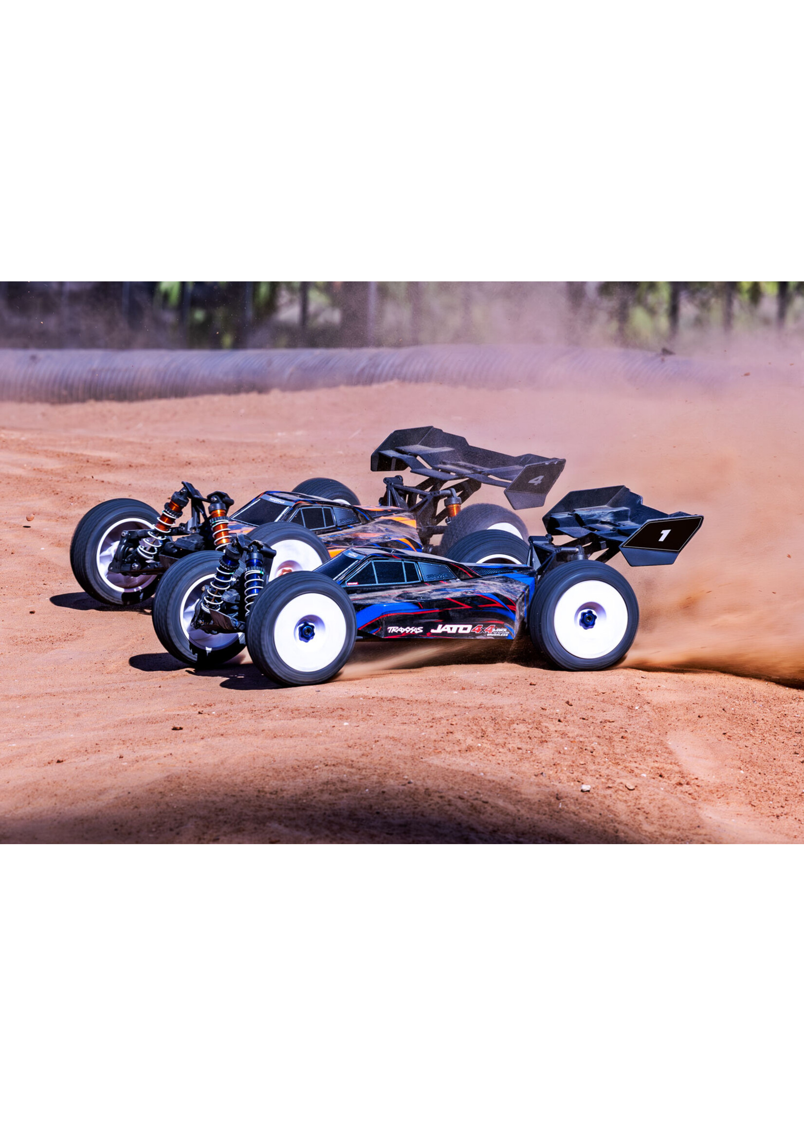 Traxxas 903864BLUE - Jato 4X4 VXL Brushless 4S - Blue