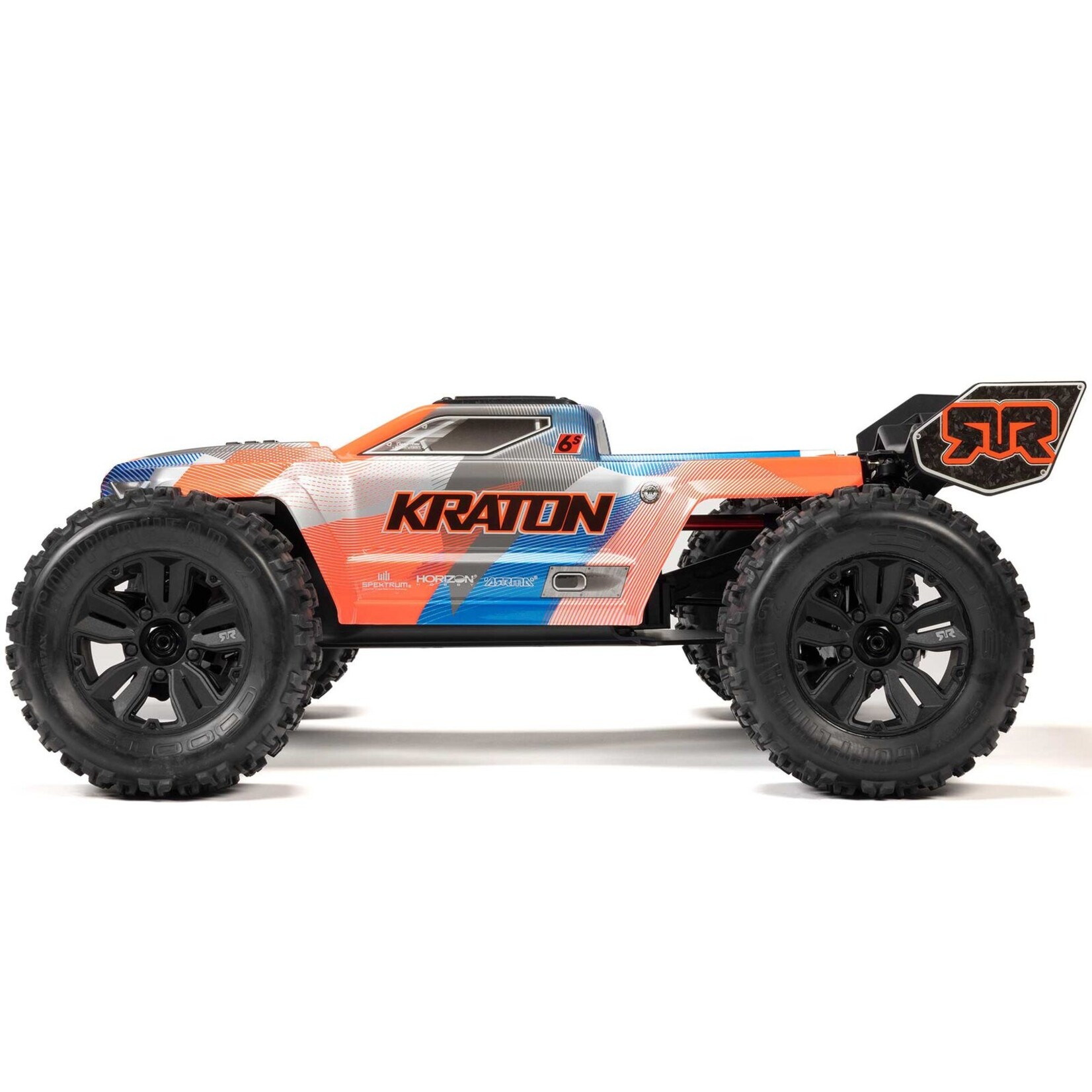 Arrma 1/8 Kraton 6S 4x4 BLX Brushless Speed Truck RTR - Blue/Orange