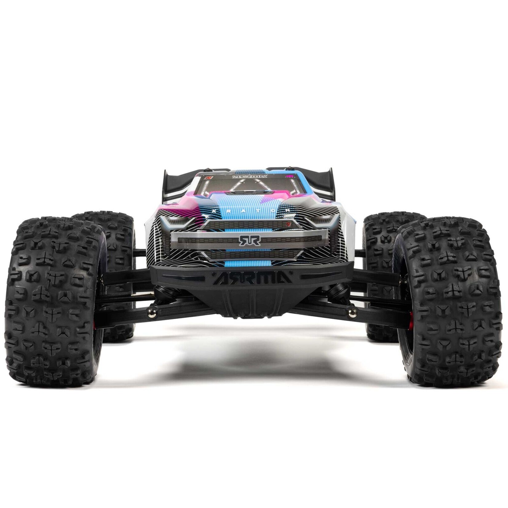 Arrma 1/8 Kraton 6S 4x4 BLX Brushless Speed Truck RTR - Blue/Pink