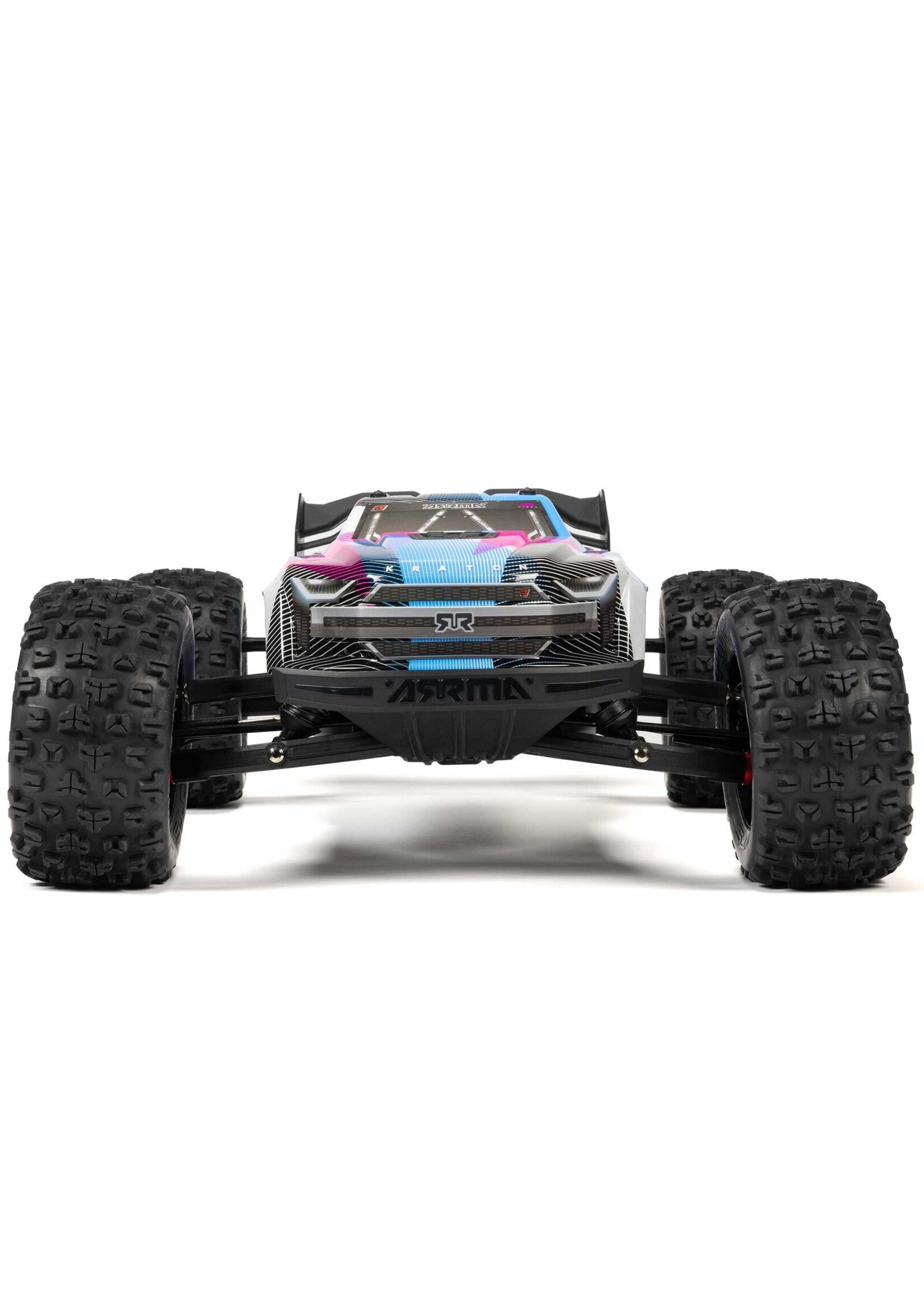 Arrma 1/8 Kraton 6S 4x4 BLX Brushless Speed Truck RTR - Blue/Pink