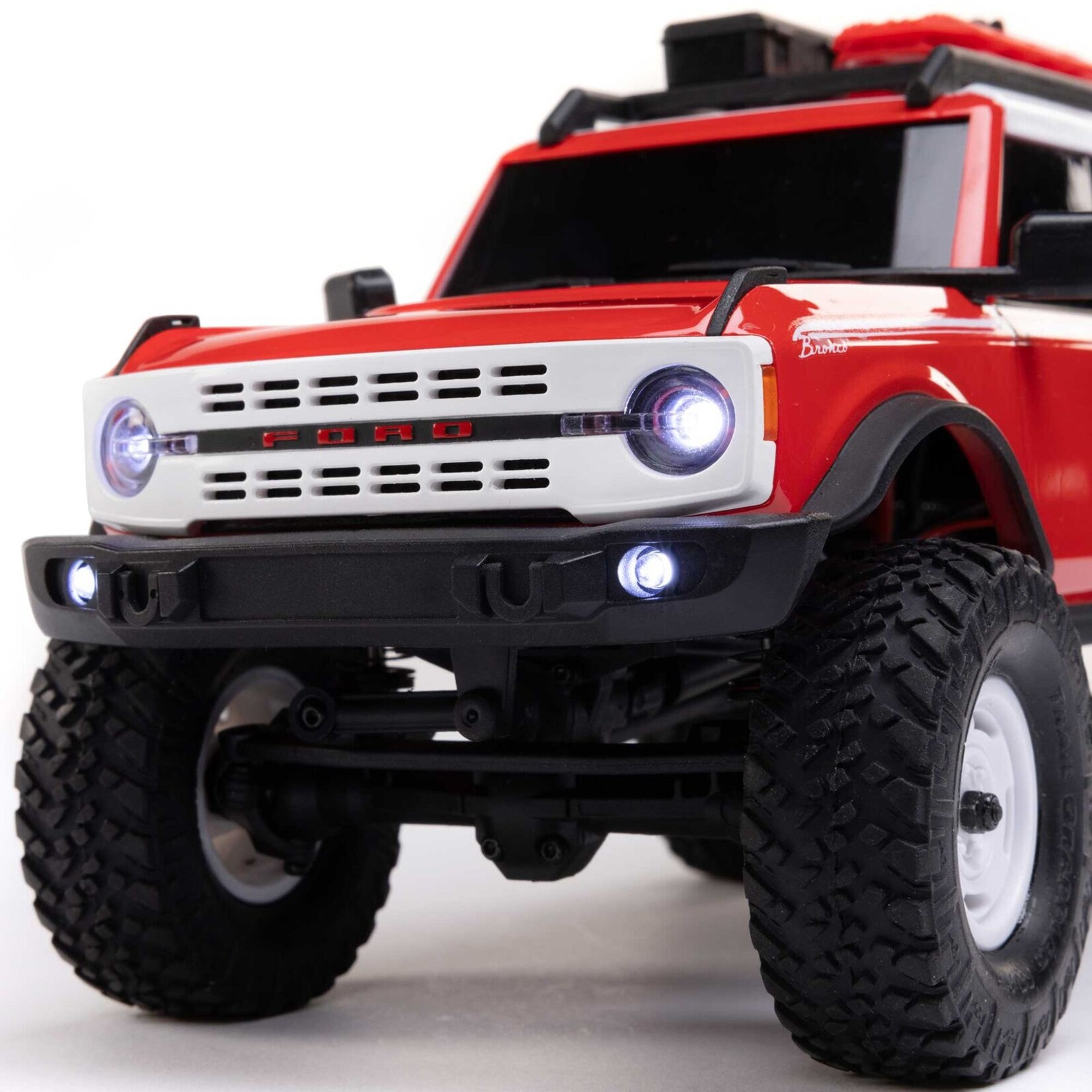 Axial 1/24 SCX24 Ford Bronco Heritage Edition 4X4 RTR Brushed Rock Crawler - Red
