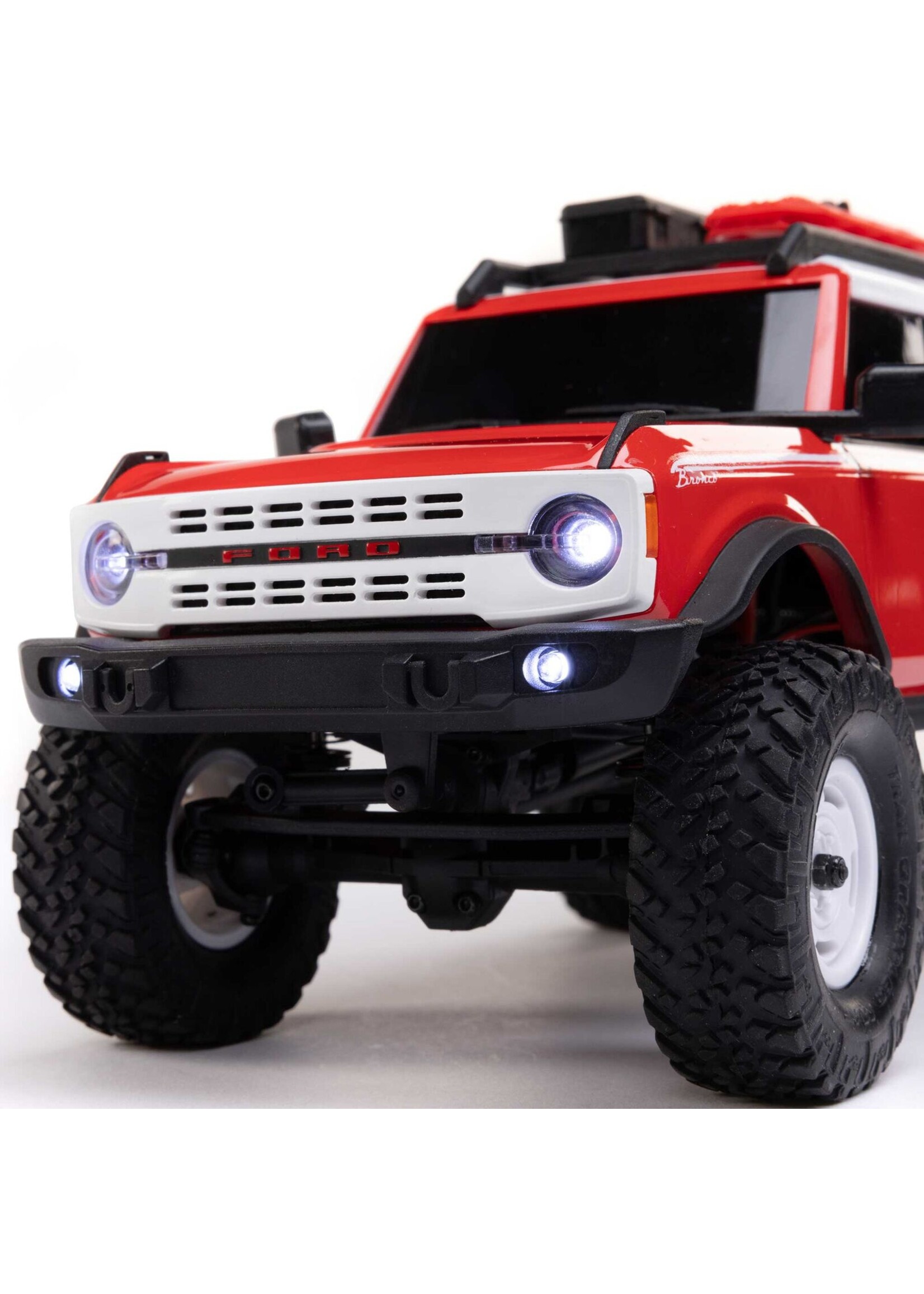 Axial 1/24 SCX24 Ford Bronco Heritage Edition 4X4 RTR Brushed Rock Crawler - Red