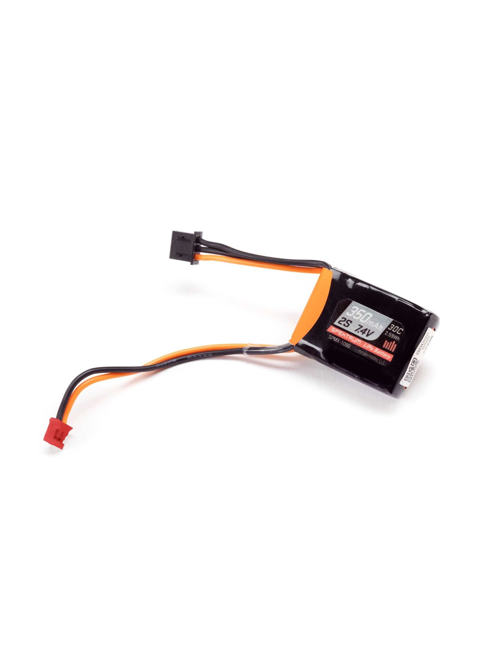 Spektrum SPMX-1090 - 7.4V 350mAh 2S 30C LiPo Battery PH2.0 (Micro-B)