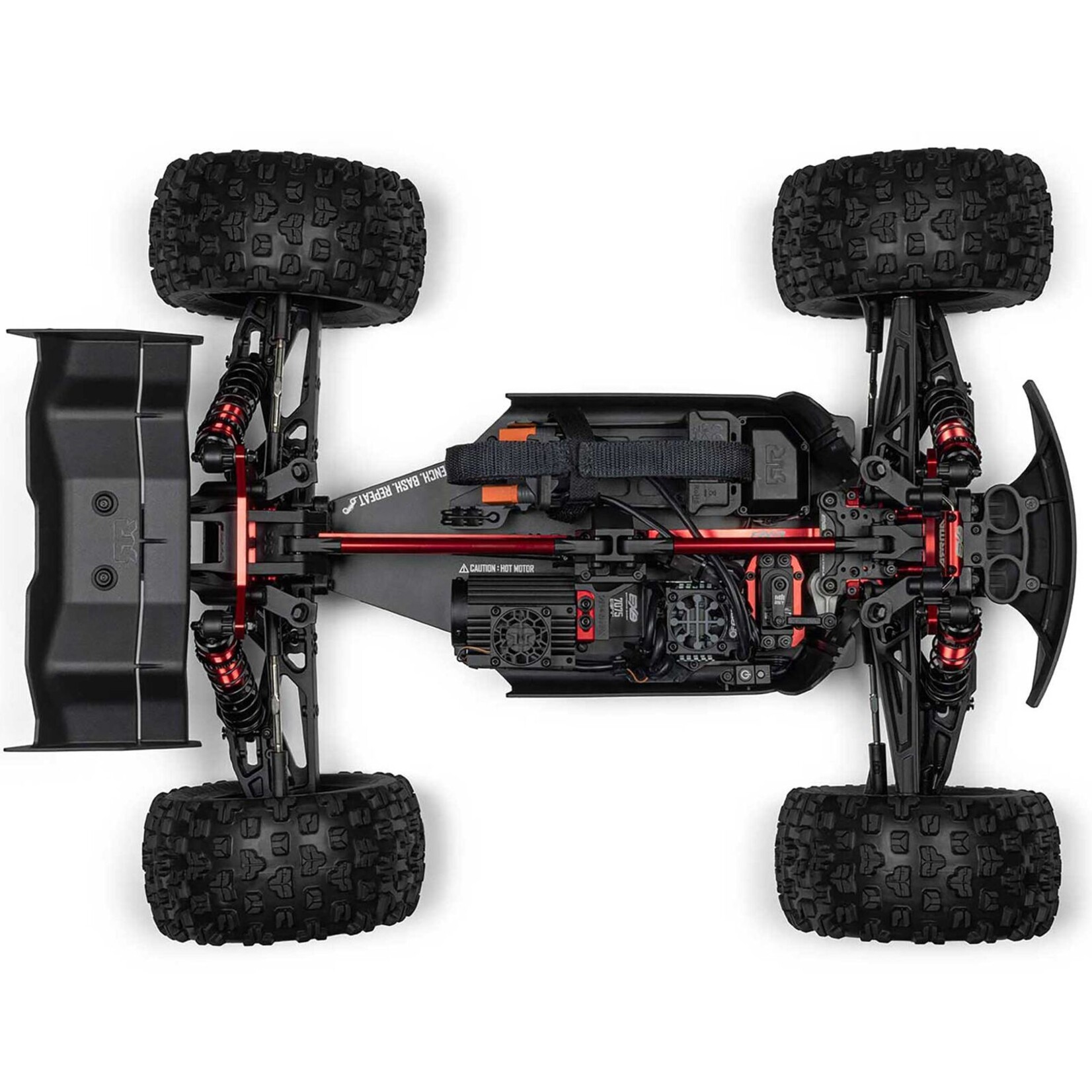 Arrma ARA8708V6T1 - 1/8 Kraton 4x4 6S EXB BLX RTR - Black