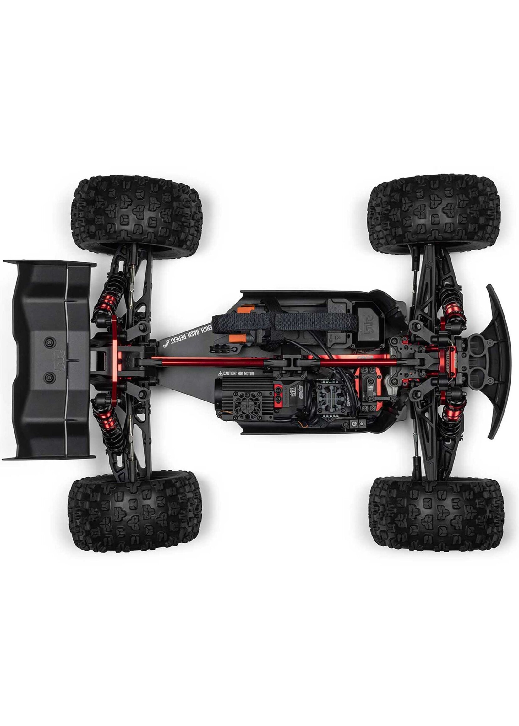 Arrma ARA8708V6T1 - 1/8 Kraton 4x4 6S EXB BLX RTR - Black