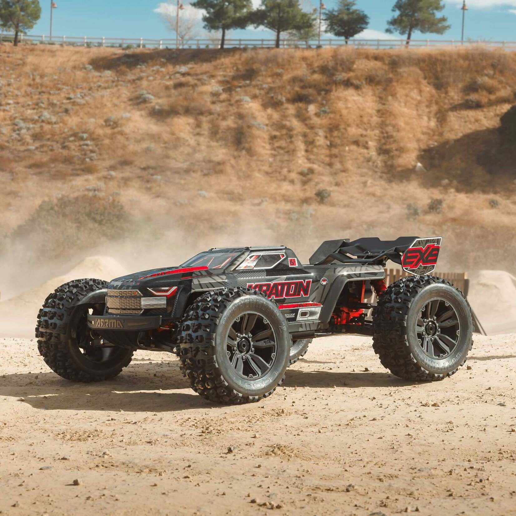 Arrma ARA8708V6T1 - 1/8 Kraton 4x4 6S EXB BLX RTR - Black
