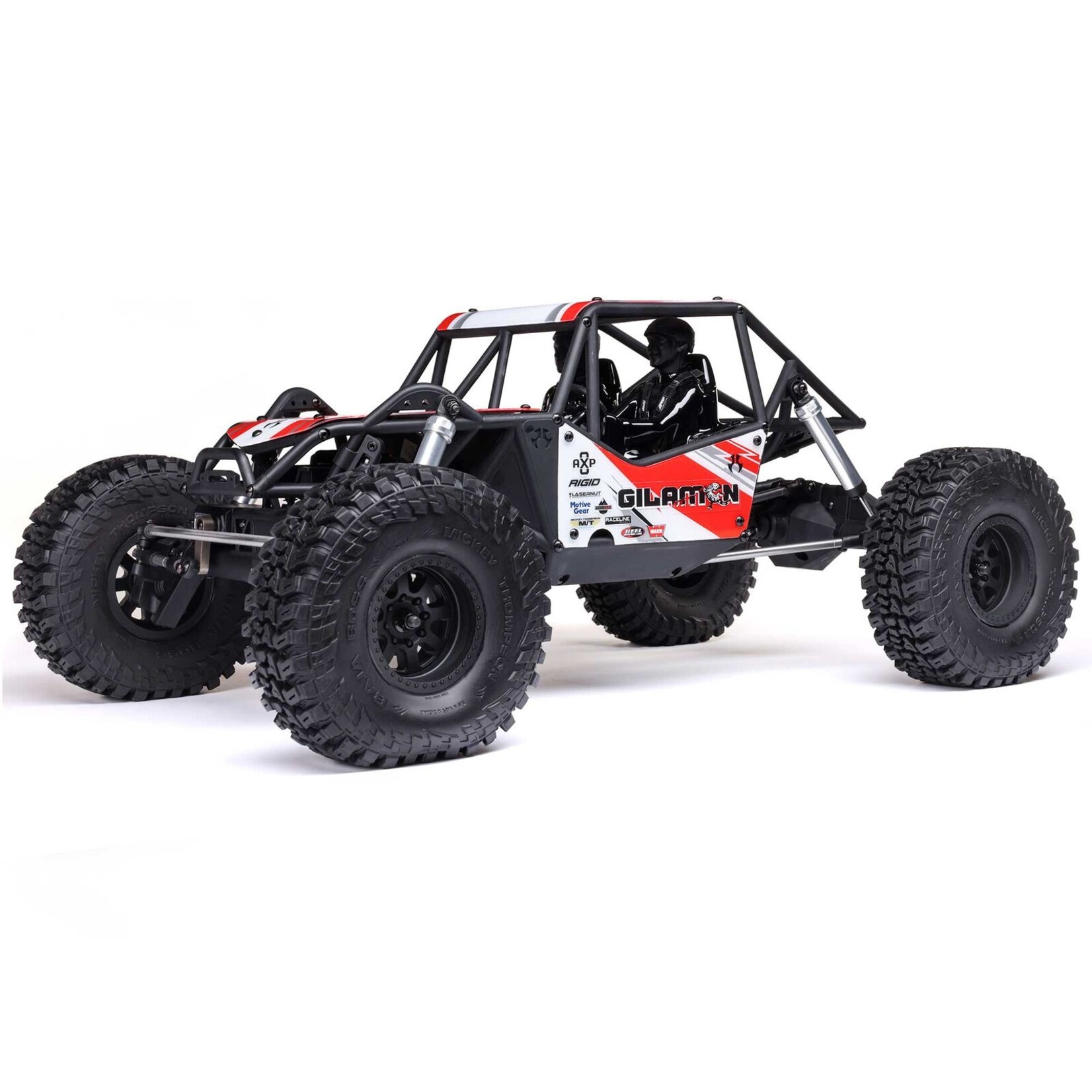 Axial AXI-1207T2 - AXP8 Gilamon 2.2 4X4 Brushed Trail Buggy, RTR - Red