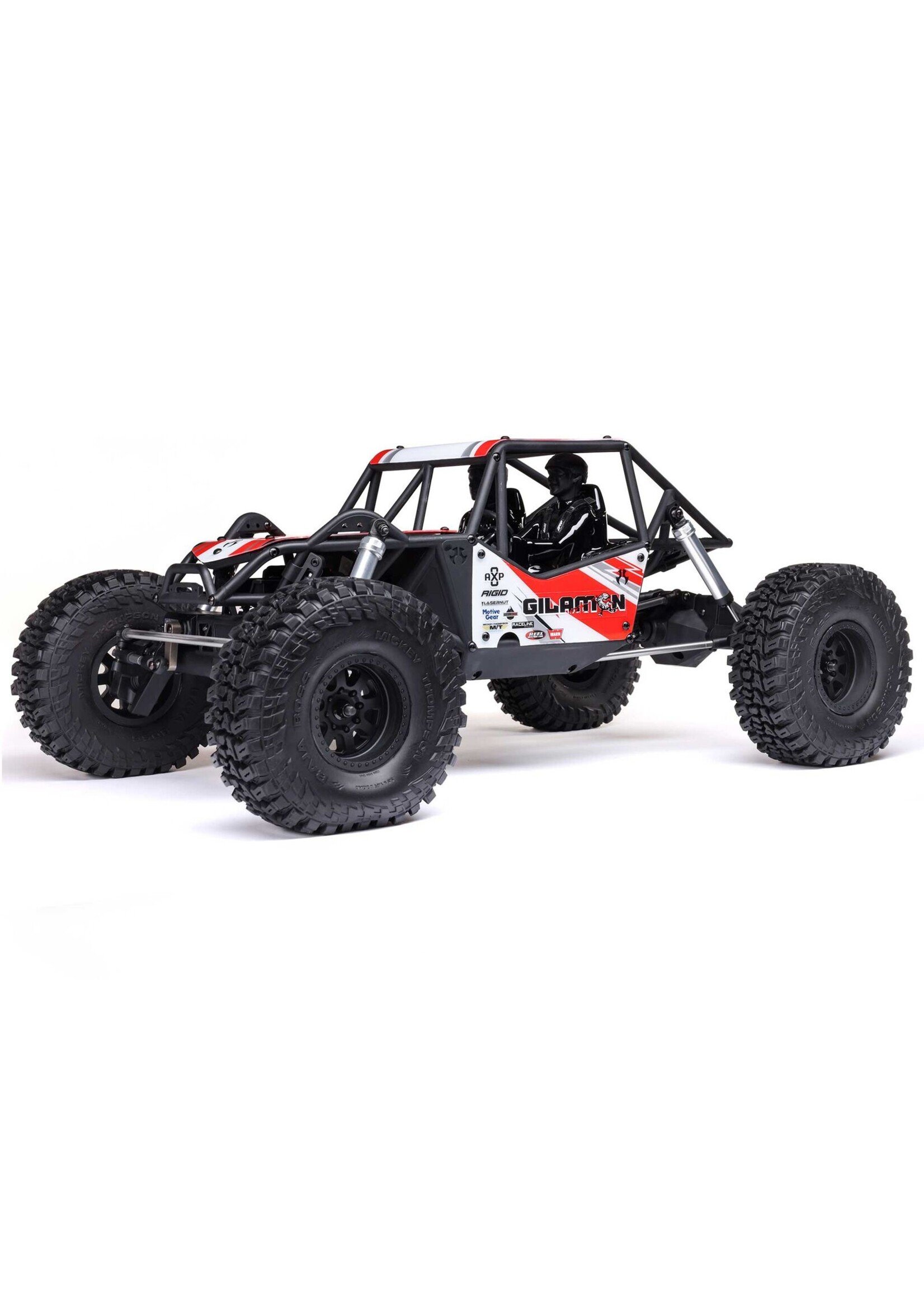 Axial AXI-1207T2 - AXP8 Gilamon 2.2 4X4 Brushed Trail Buggy, RTR - Red