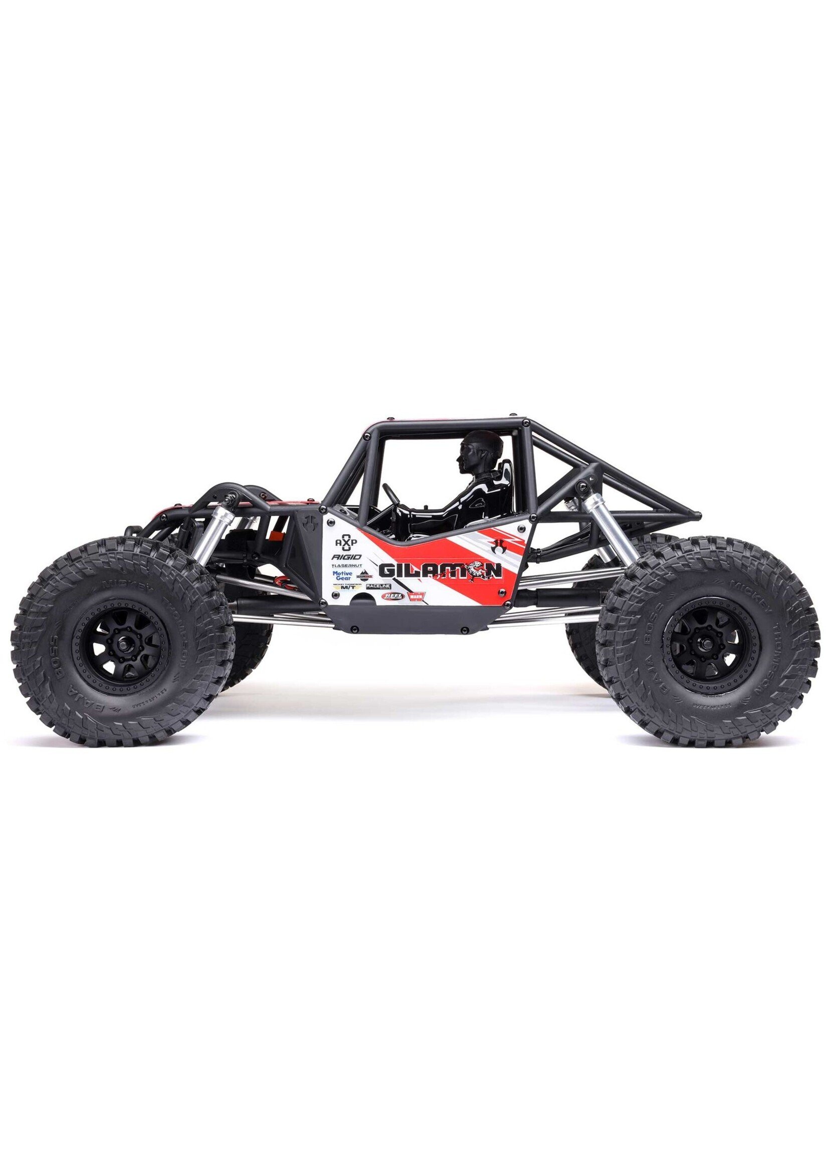 Axial AXI-1207T2 - AXP8 Gilamon 2.2 4X4 Brushed Trail Buggy, RTR - Red
