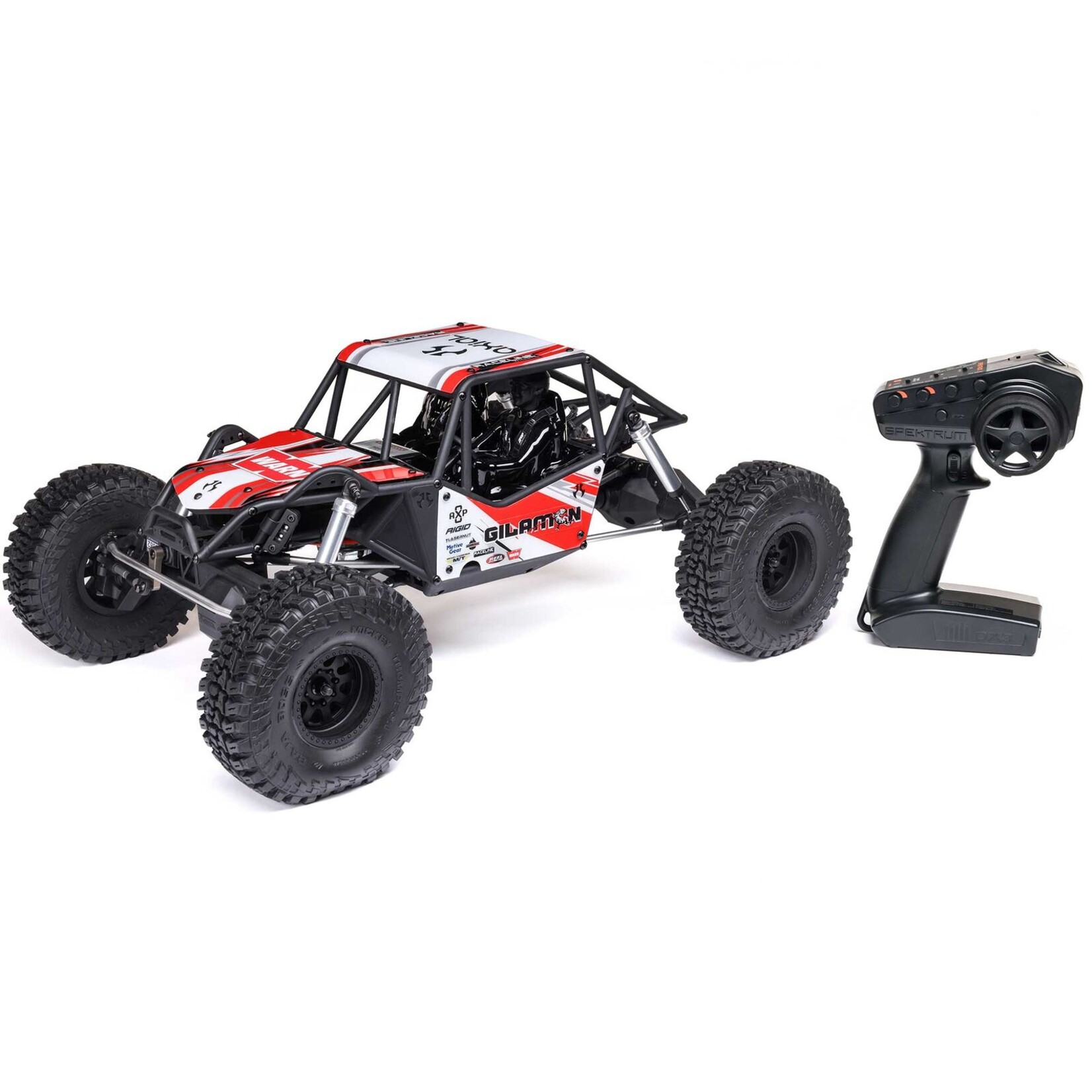 Axial AXI-1207T2 - AXP8 Gilamon 2.2 4X4 Brushed Trail Buggy, RTR - Red