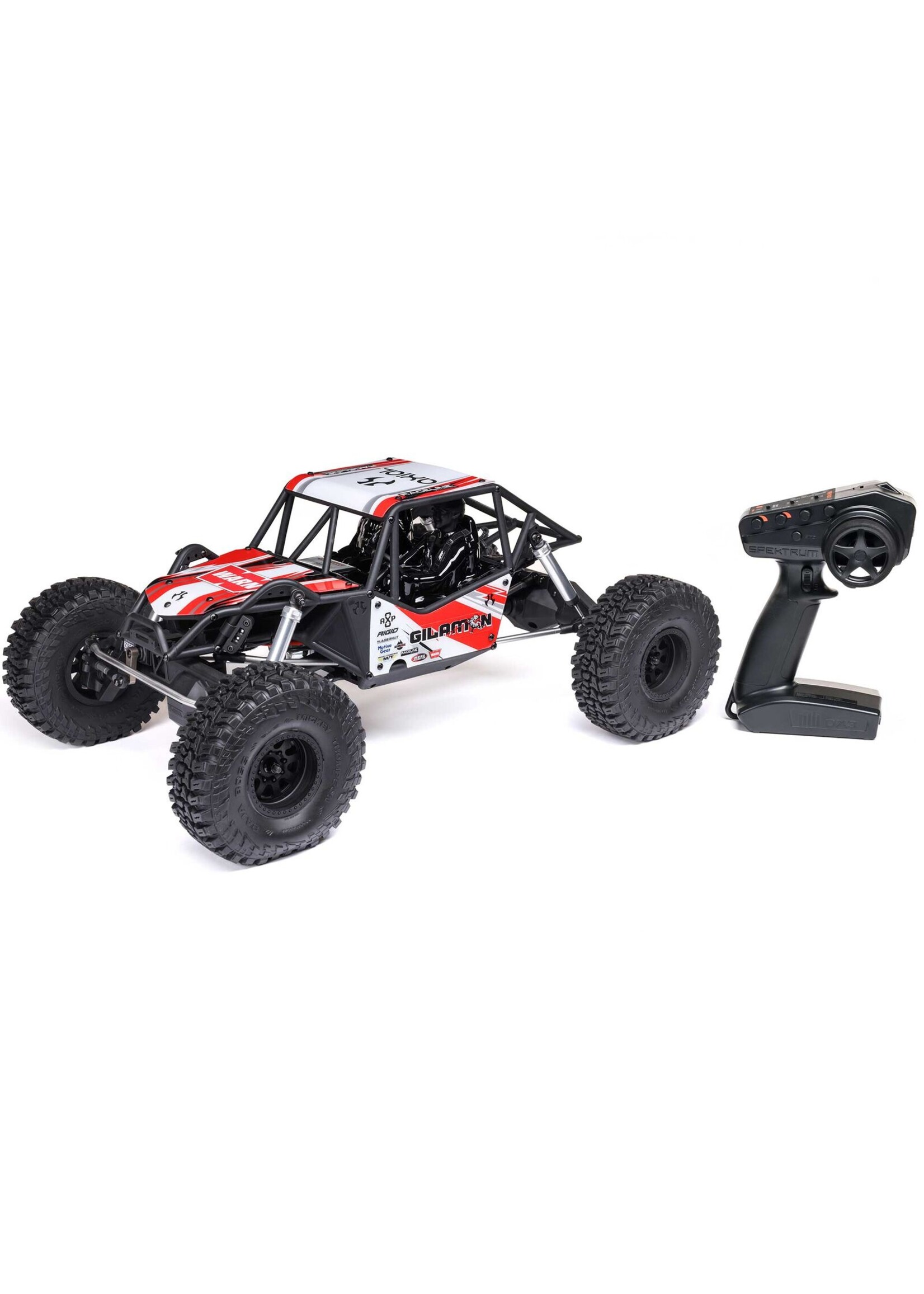 Axial AXI-1207T2 - AXP8 Gilamon 2.2 4X4 Brushed Trail Buggy, RTR - Red