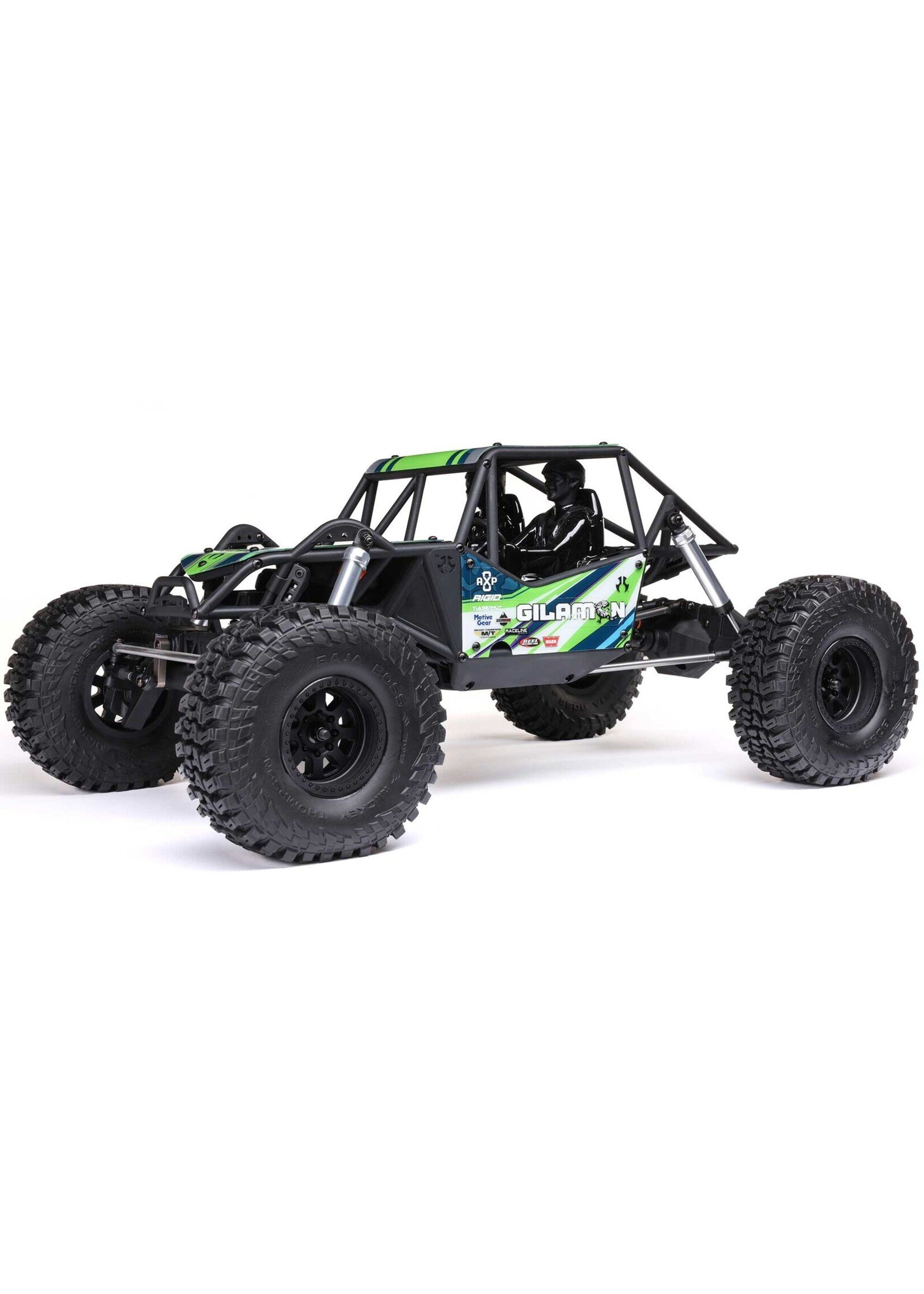 Axial AXI-1207T1 - AXP8 Gilamon 2.2 4X4 Brushed Trail Buggy, RTR - Green