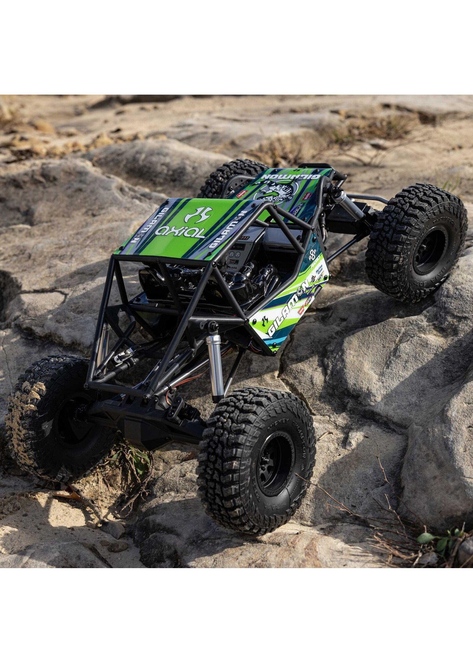 Axial AXI-1207T1 - AXP8 Gilamon 2.2 4X4 Brushed Trail Buggy, RTR - Green