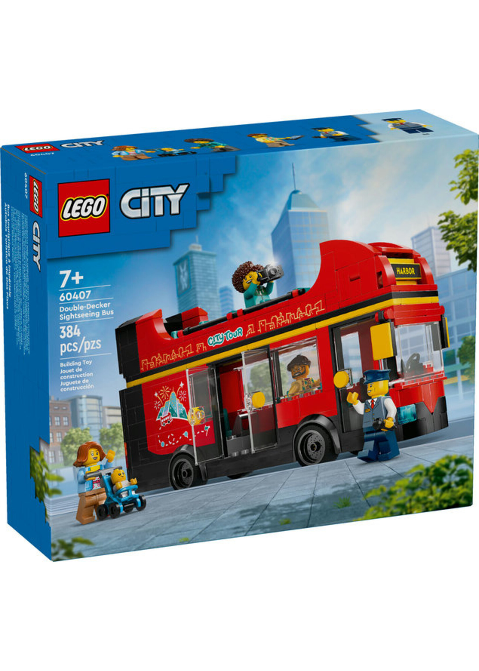 LEGO 60407 - Red Double-Decker Sightseeing Bus