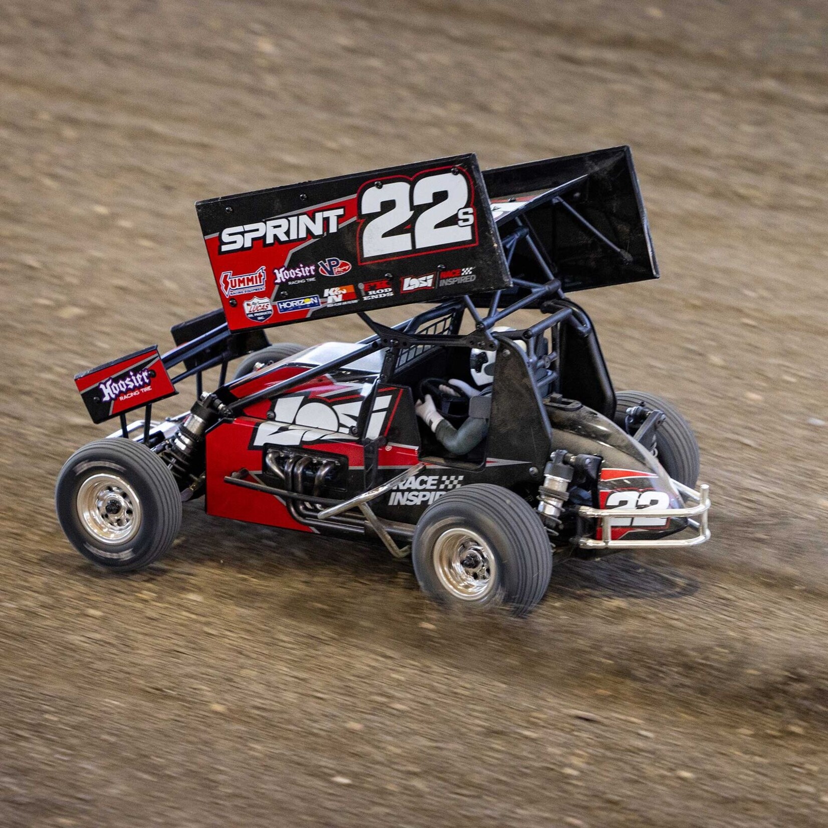 Losi LOS-2359 - 1/10 22S Sprint 2WD RTR With Battery & Charger - Red