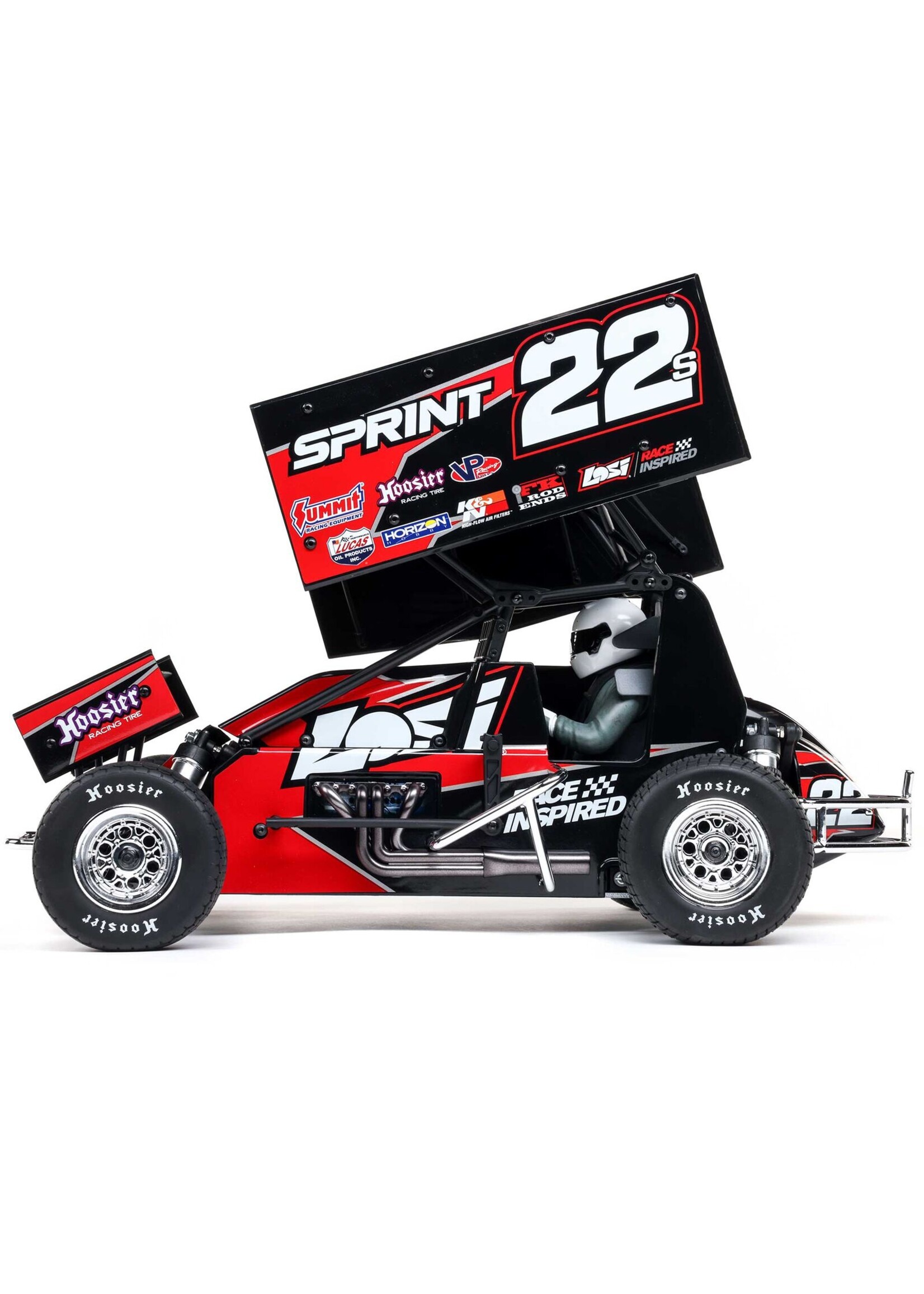 Losi LOS-2359 - 1/10 22S Sprint 2WD RTR With Battery & Charger - Red