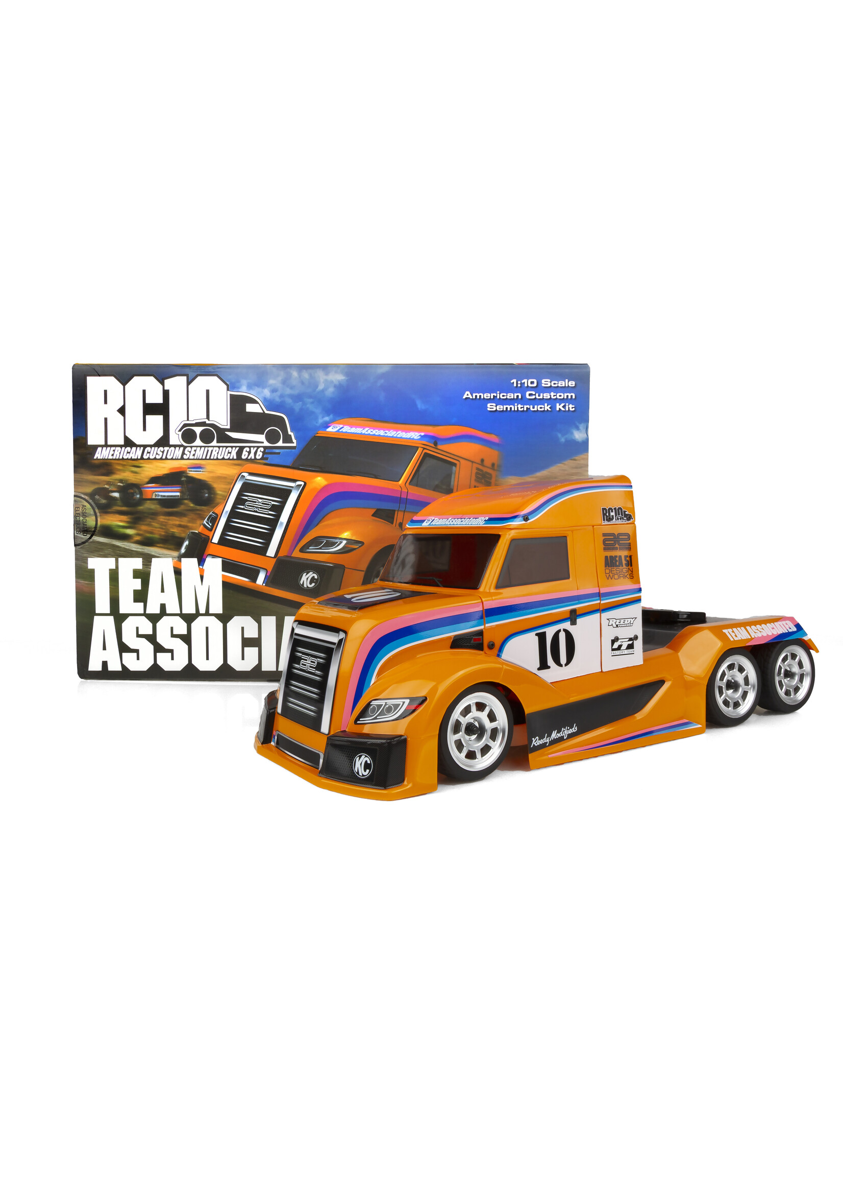 Associated ASC30139 - RC10 6x6 American Custom Semi Truck