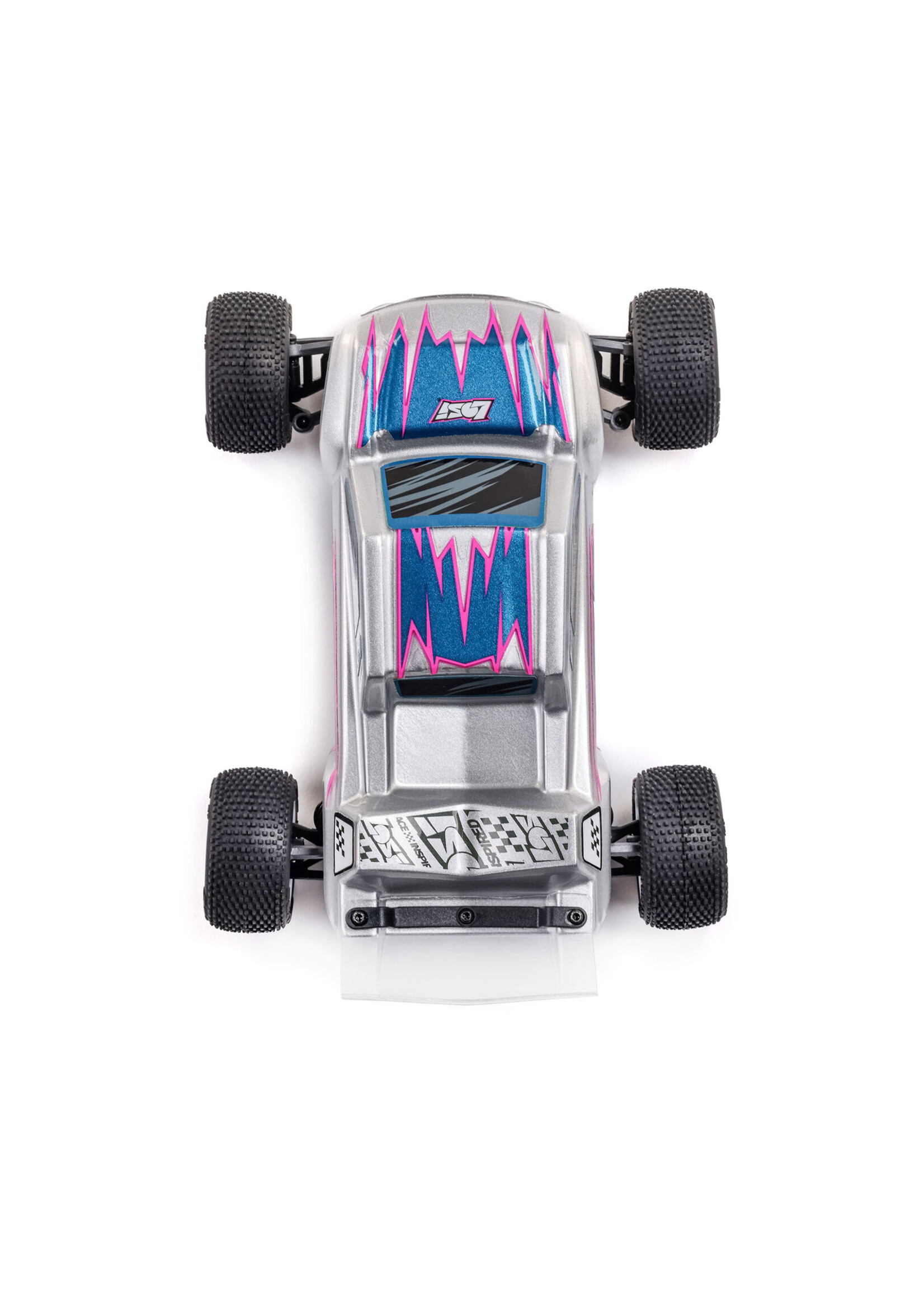 Losi LOS-1392T2 - 1/28 Micro-T 2WD RTR Stadium Truck - Silver