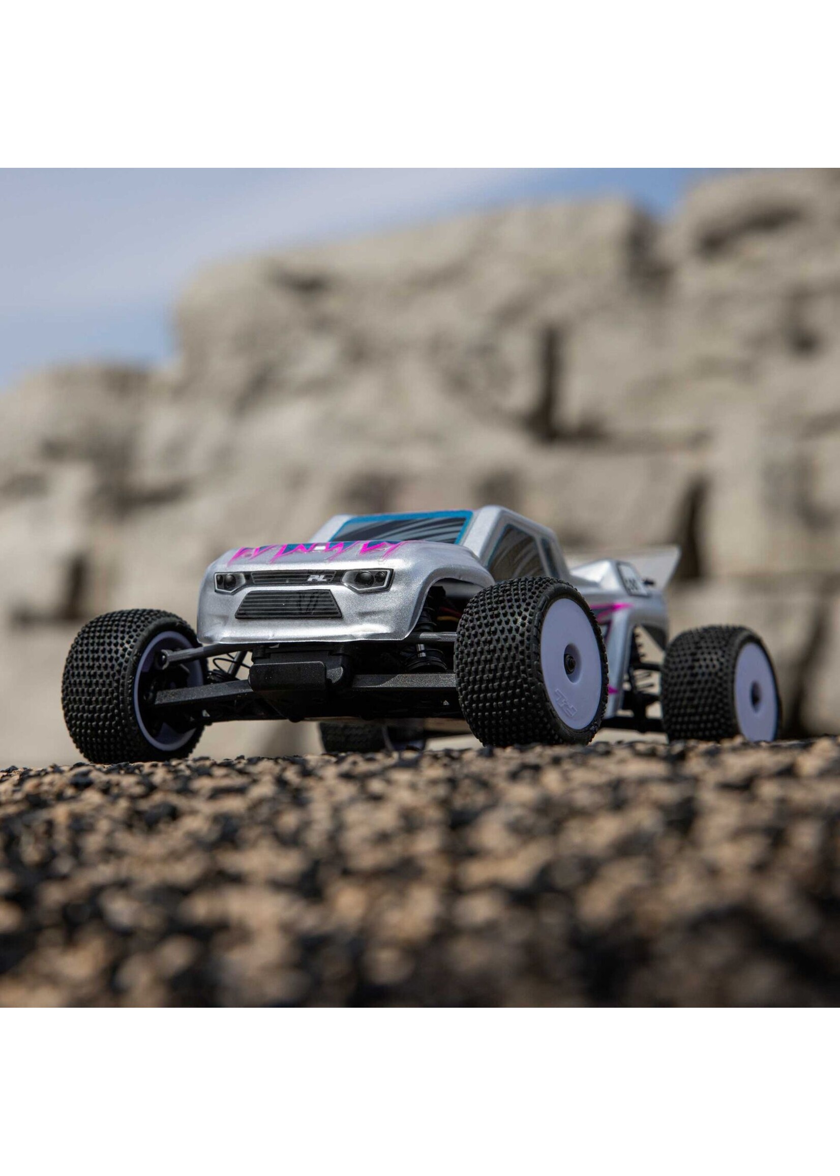 Losi LOS-1392T2 - 1/28 Micro-T 2WD RTR Stadium Truck - Silver