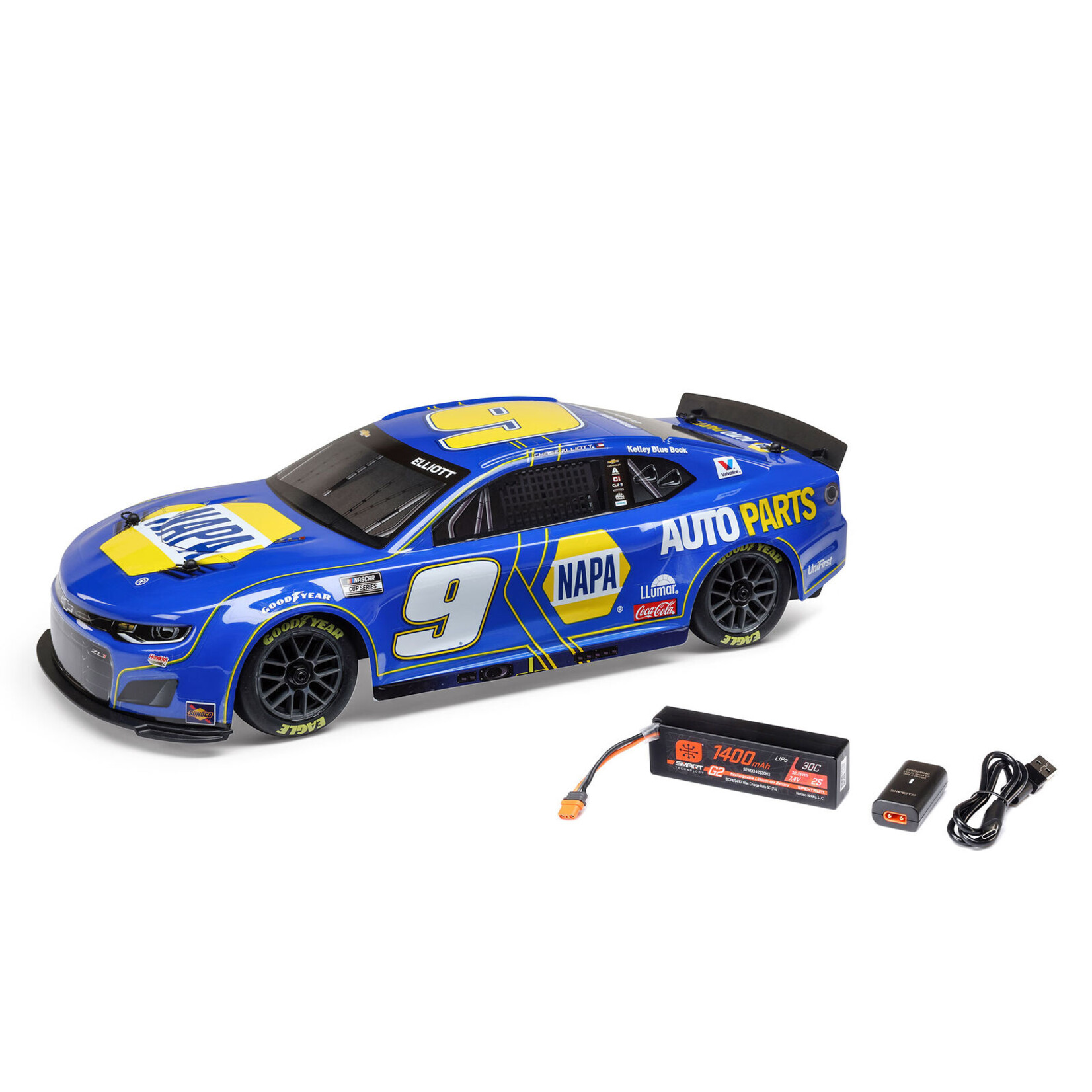 Losi LOS1122509 - 1/12 Nascar RC Chase Elliot #9 2025 Chev ZL1 Camaro